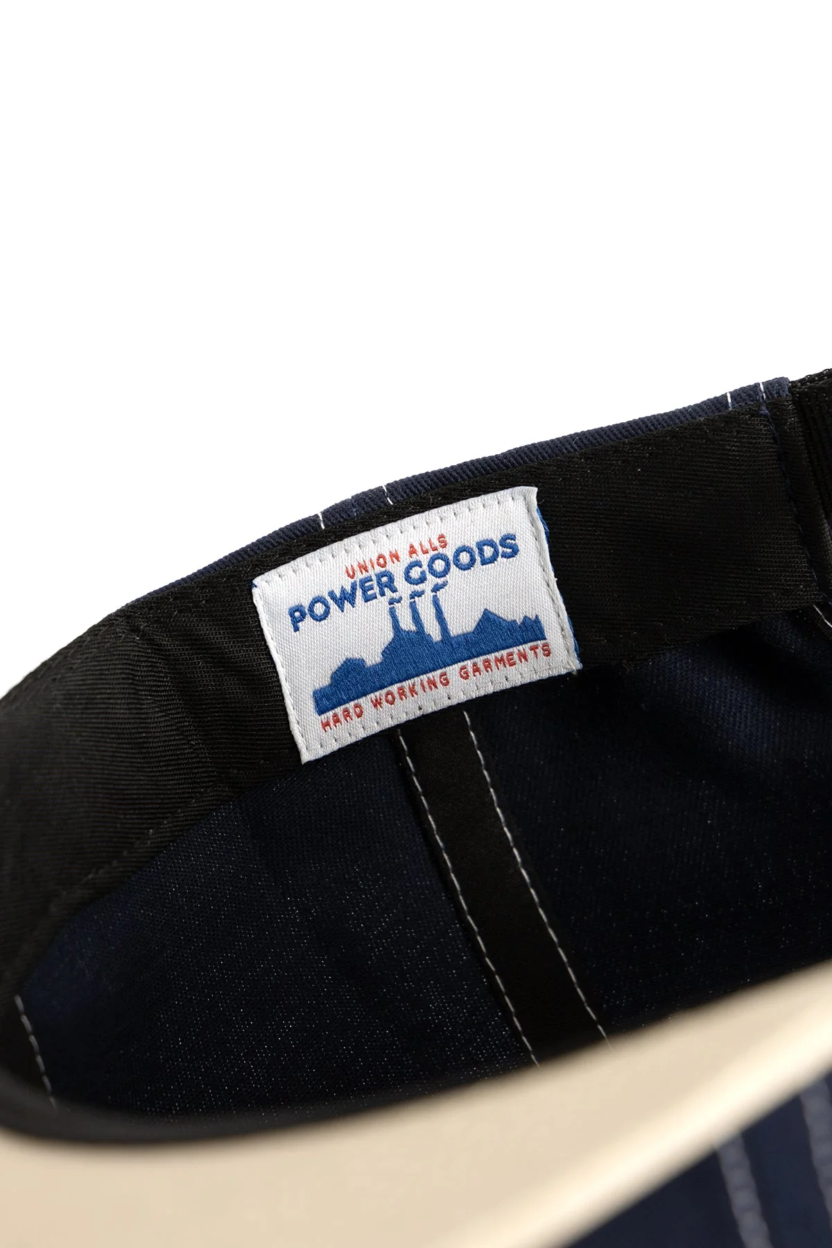Service Works - Arch Logo Contrast Stitch Cap - Navy/Khaki - Image 4