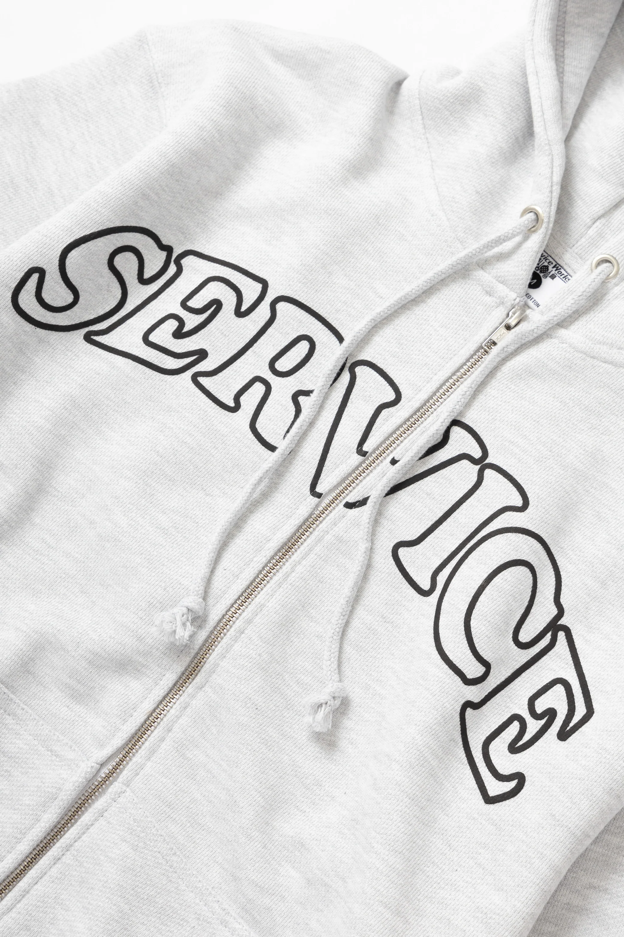 Service Works - Arch Logo Zip Hoodie - Ash - Image 4