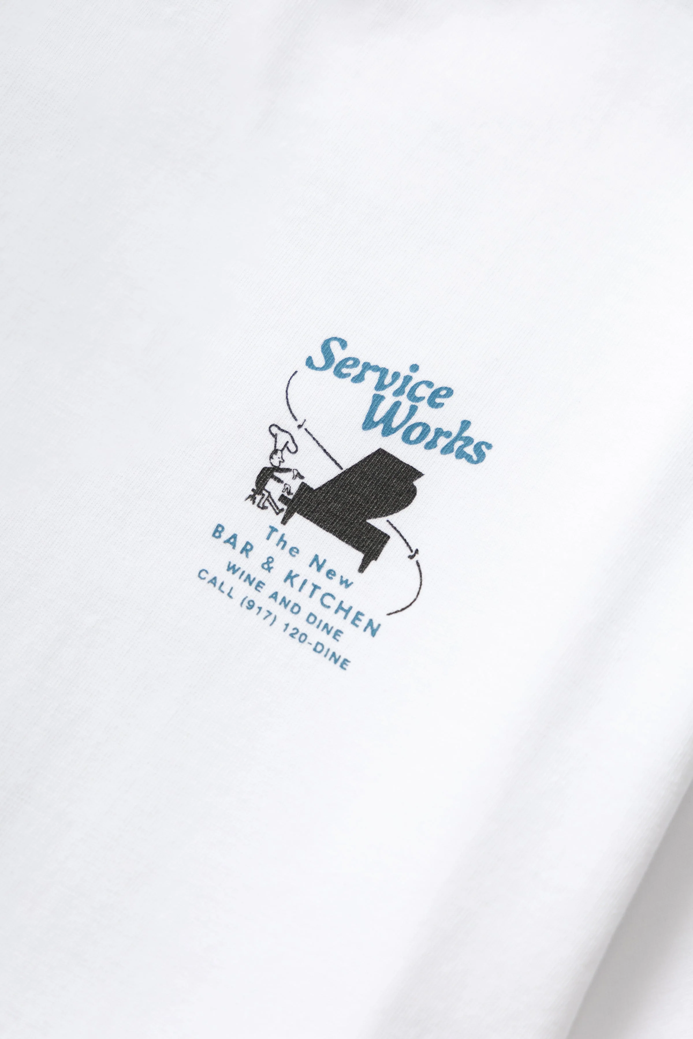 Service Works - Bar & Kitchen Tee - White - Image 3