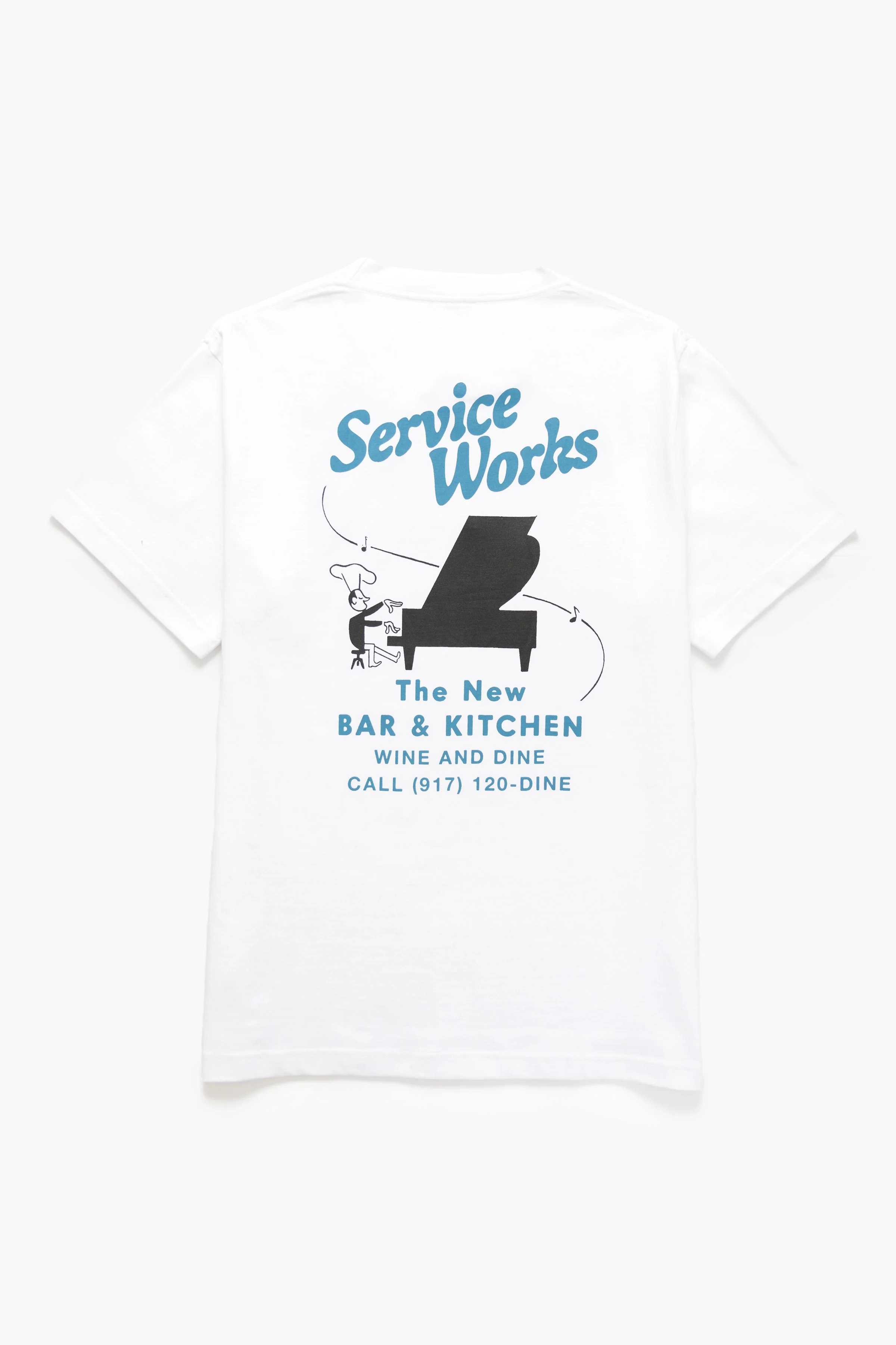 Service Works - Bar & Kitchen Tee - White - Image 5