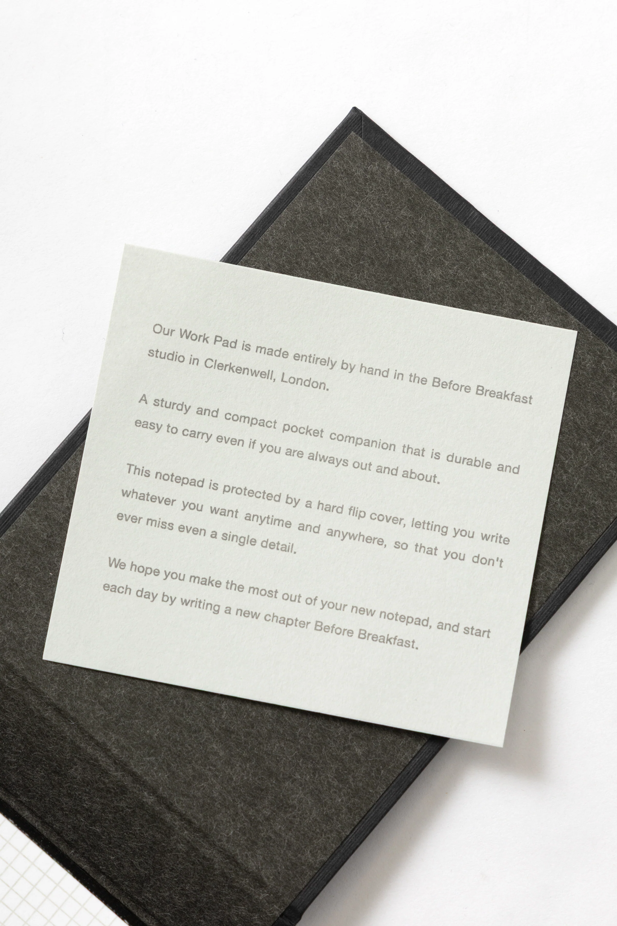 Before Breakfast - Work Pad - Black - Image 4