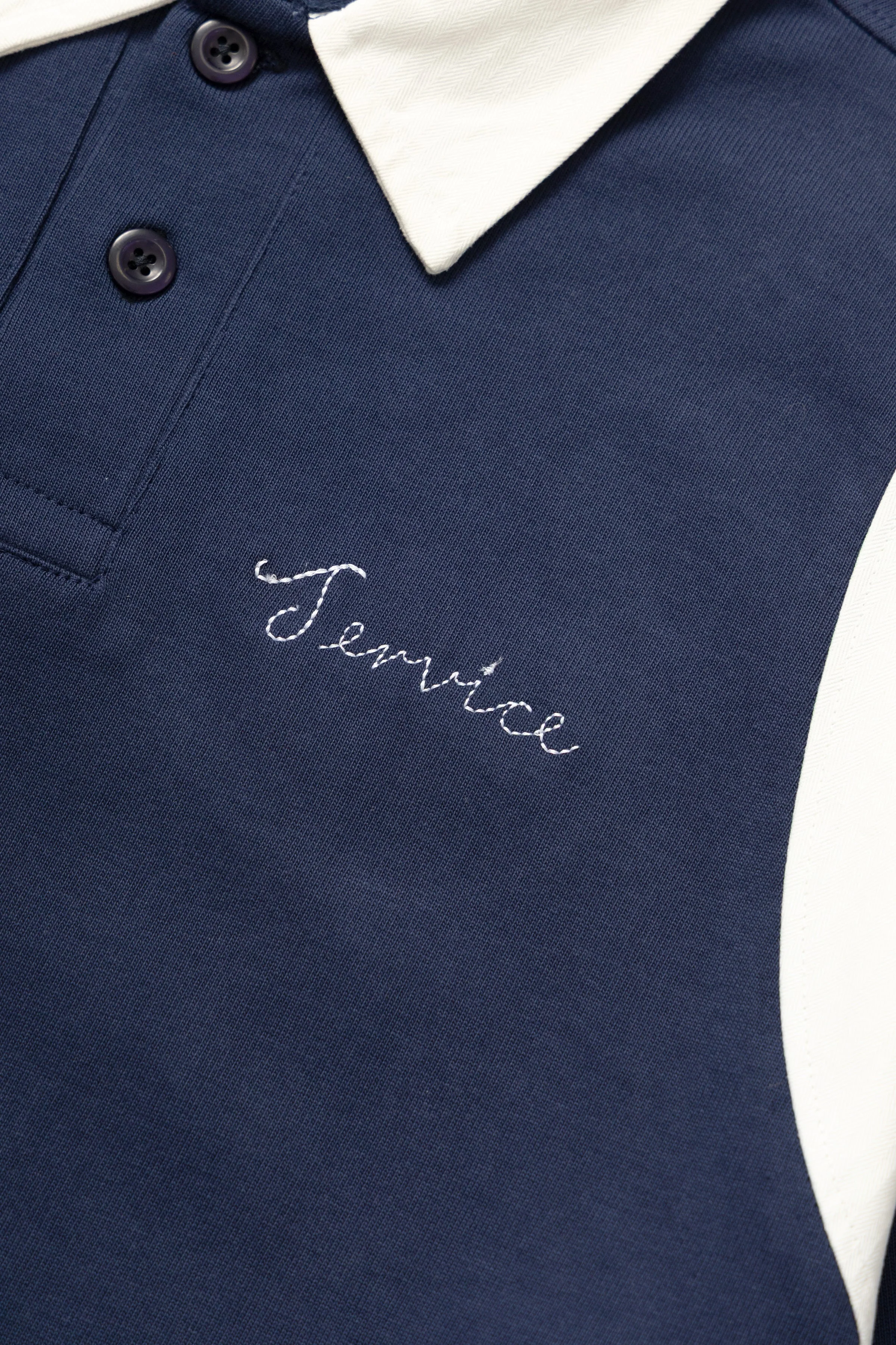 Service Works - Bistro Polo - Navy - Image 3