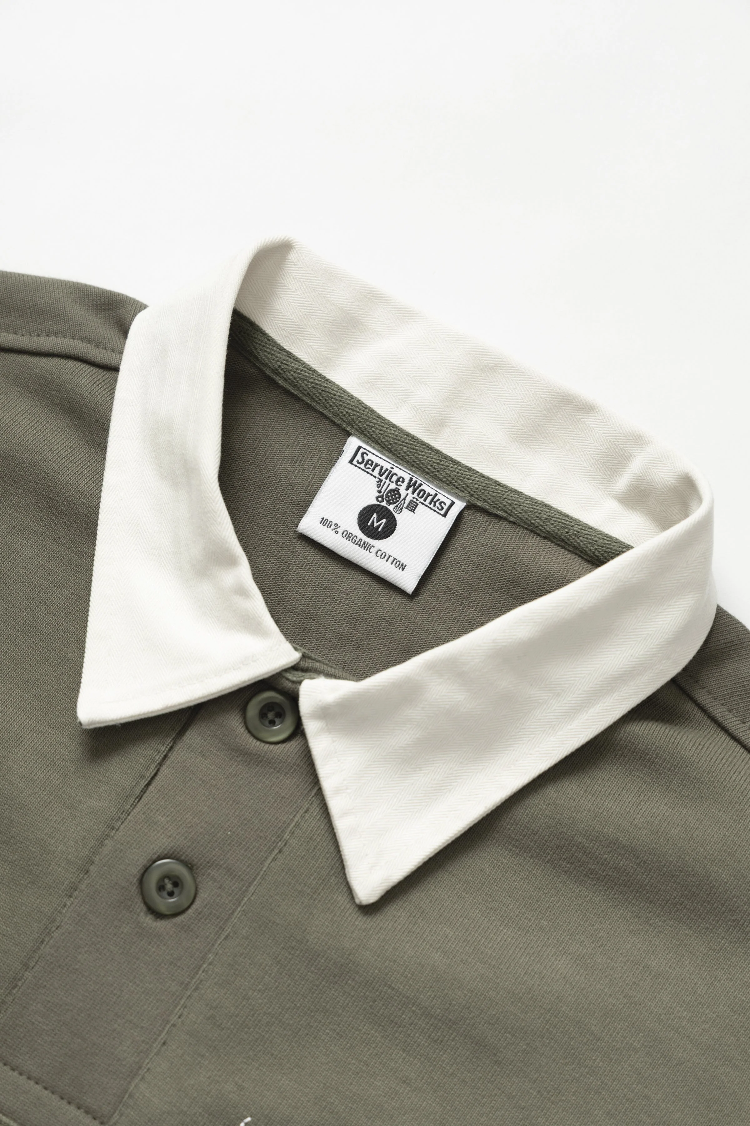 Service Works - Bistro Polo - Olive - Image 5
