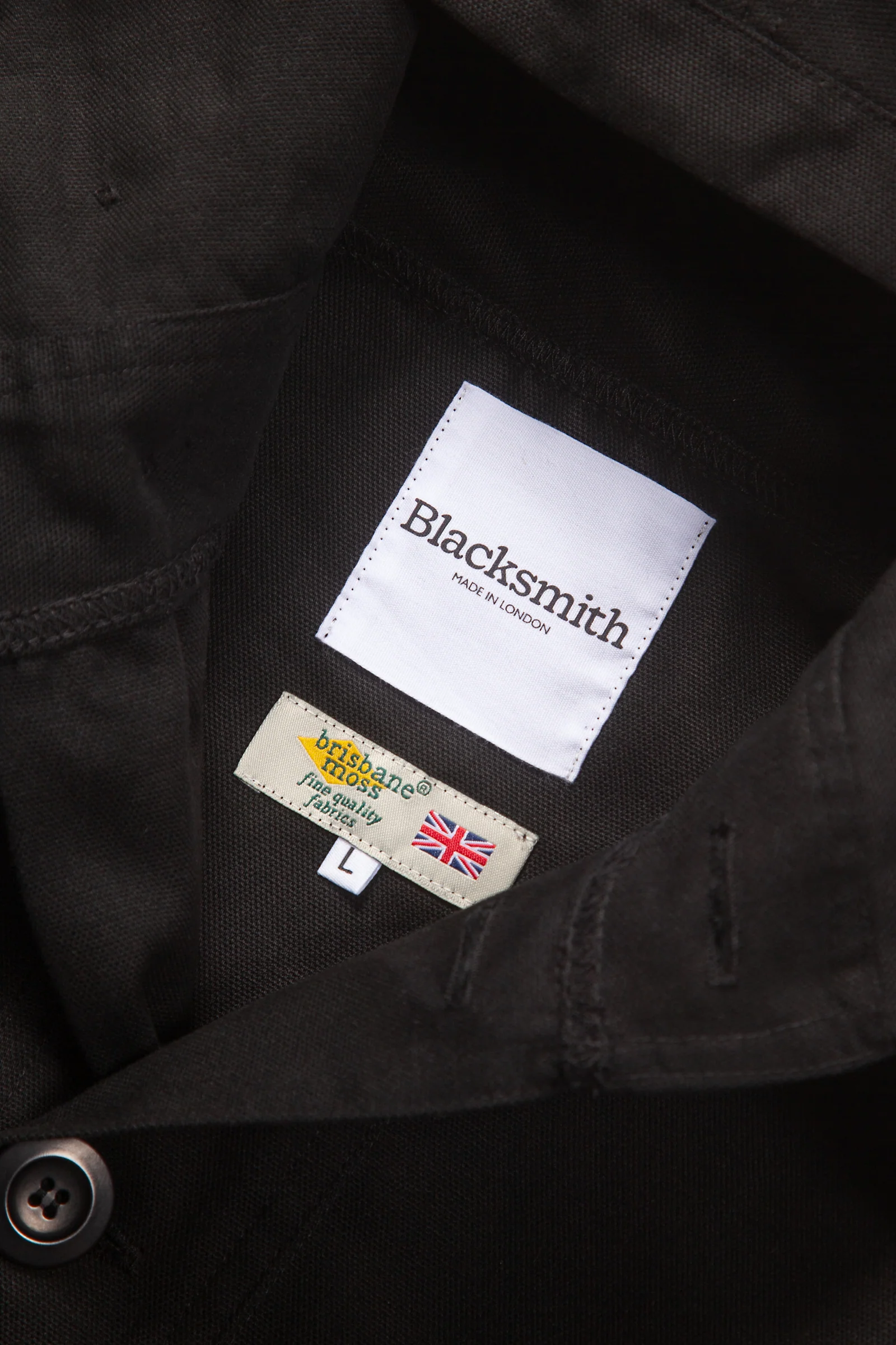 Blacksmith - 001 Canvas Smock - Black - Image 3