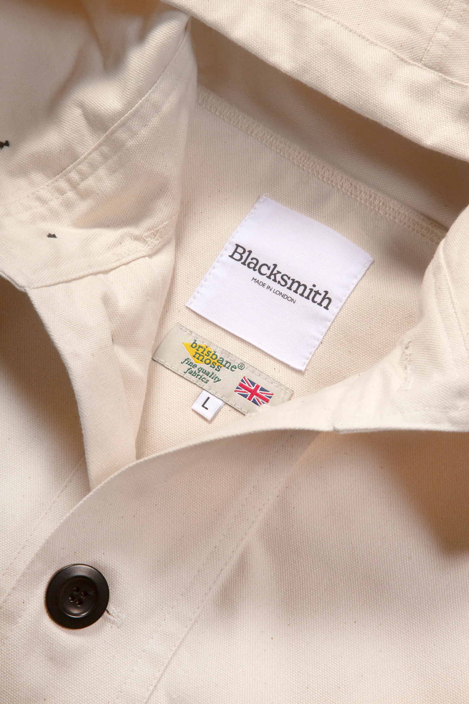 Blacksmith - 001 Canvas Smock - Ecru - Image 4