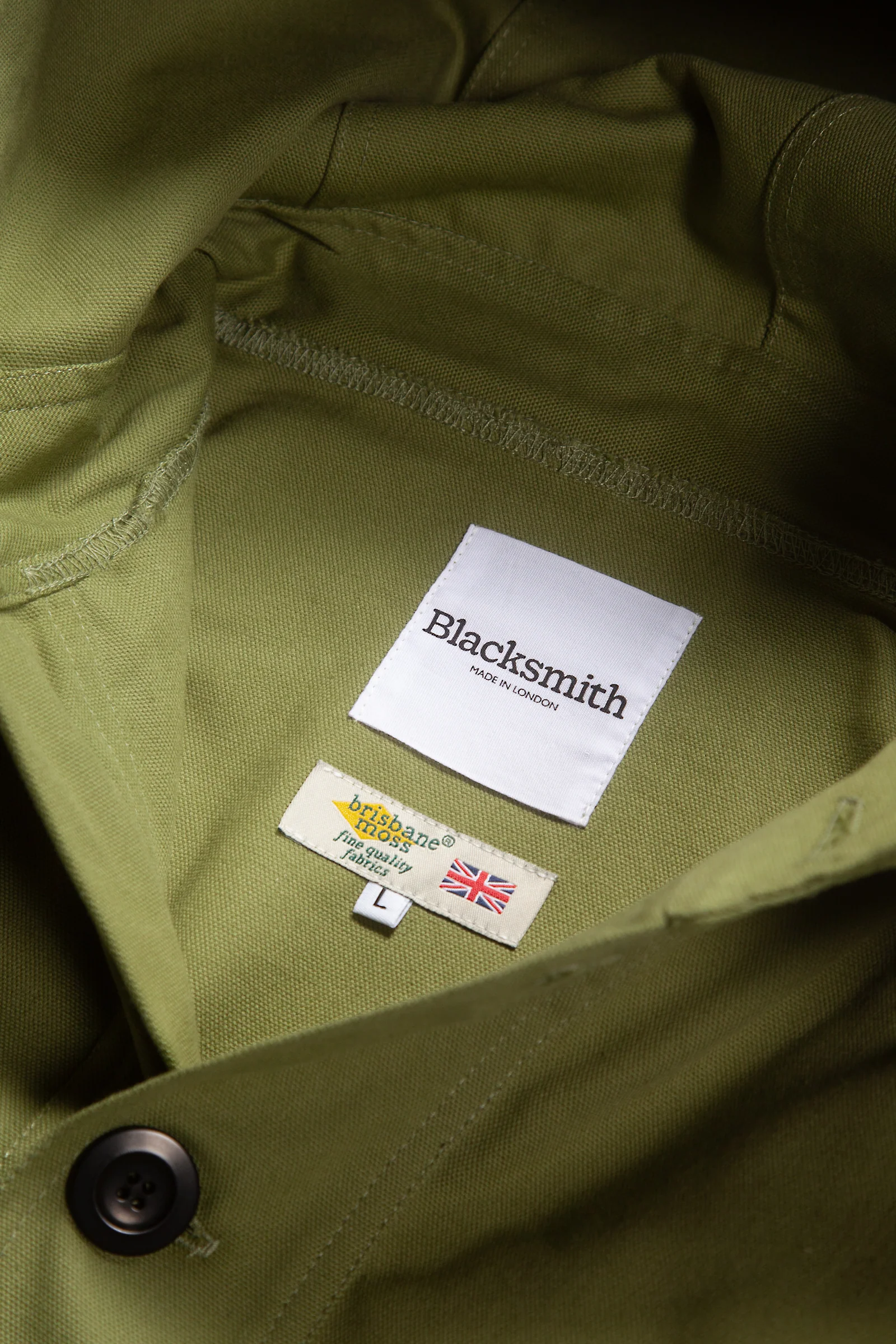 Blacksmith - 001 Canvas Smock - Olive - Image 3