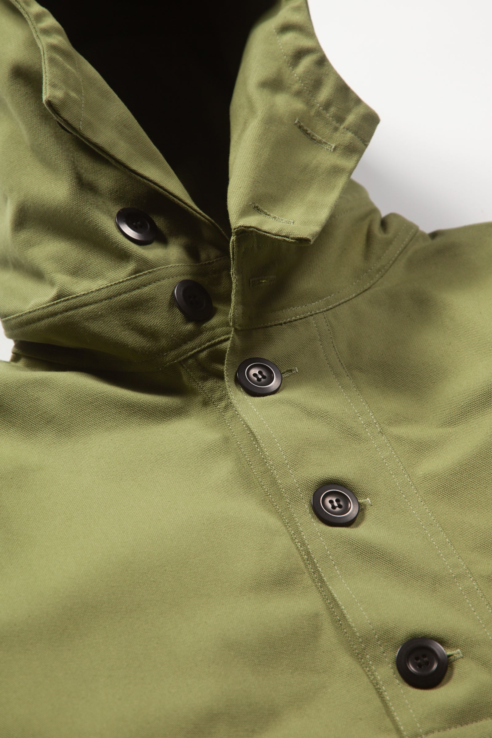 Blacksmith - 001 Canvas Smock - Olive - Image 5