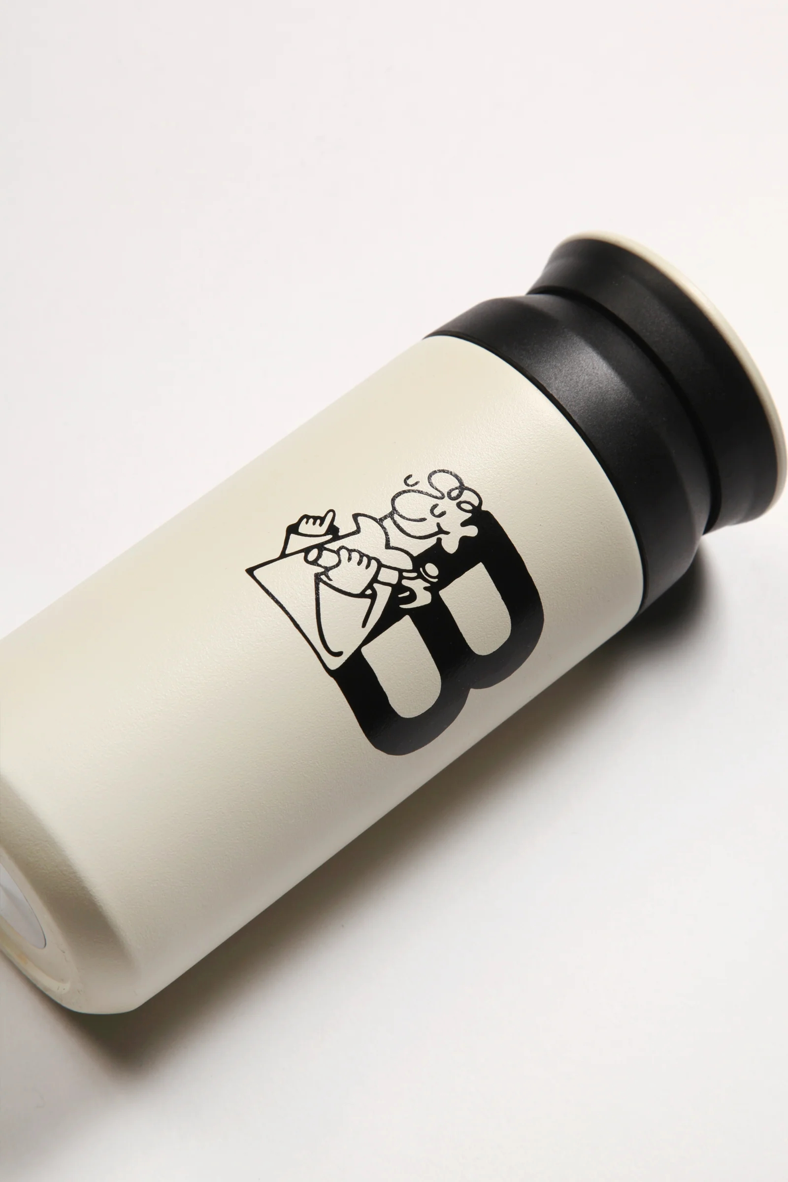 Blacksmith - 350ml Double Wall Flask - Ecru - Image 2
