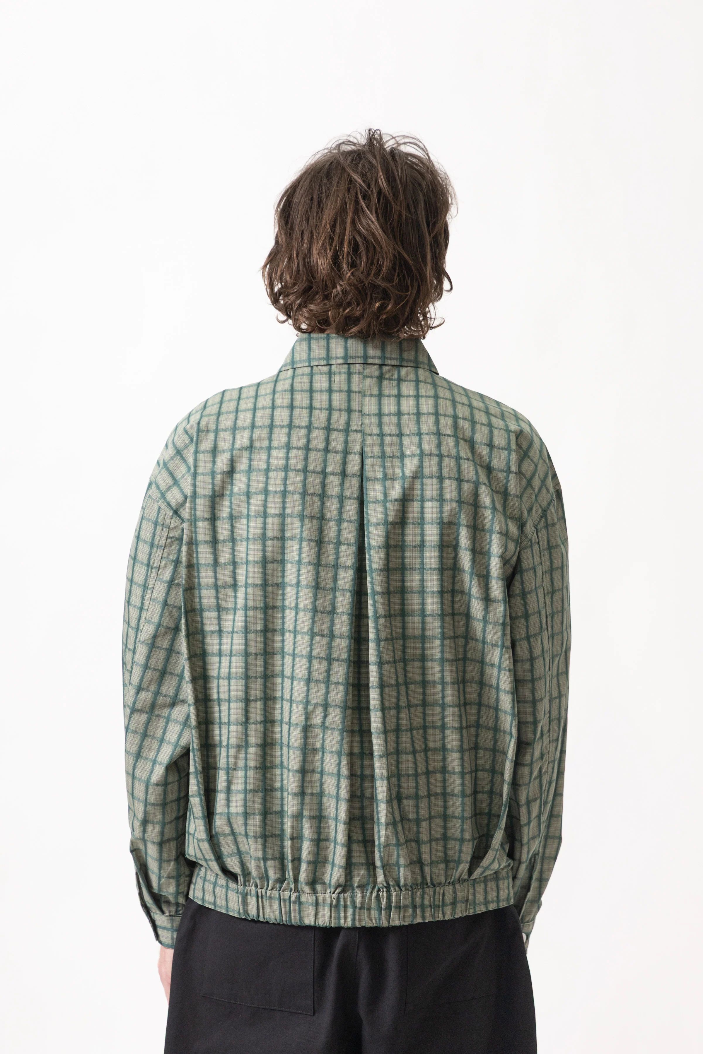 Blacksmith - 50's Blouson - Green Check - Image 4