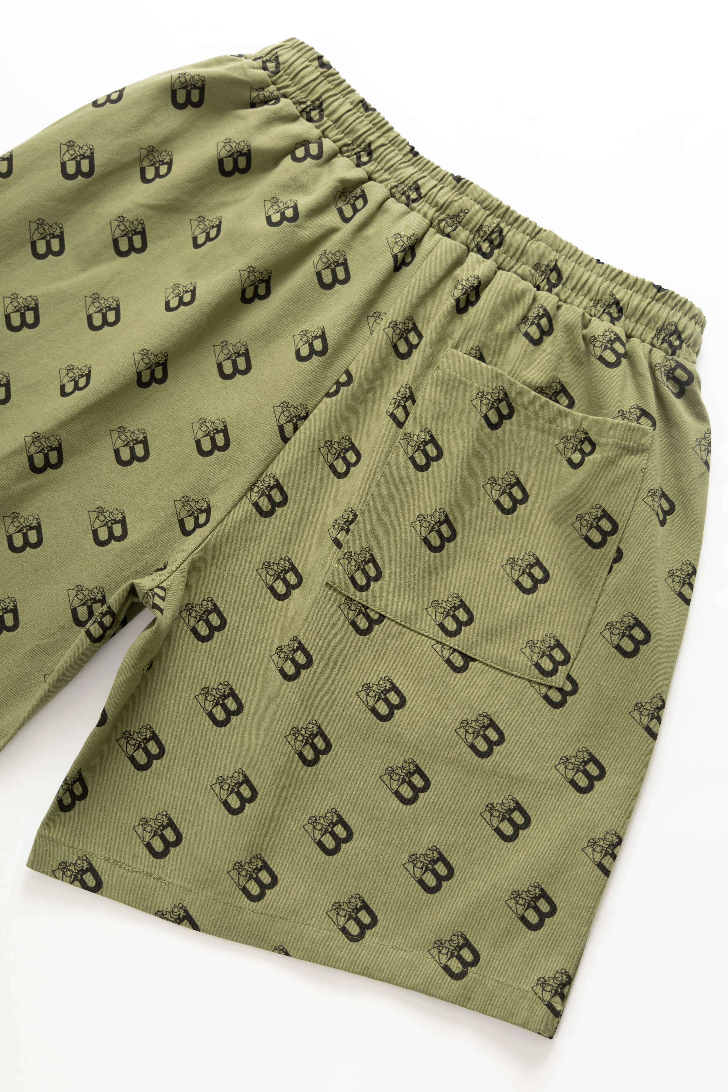 Blacksmith - All Over Grafter Shorts - Olive - Image 5