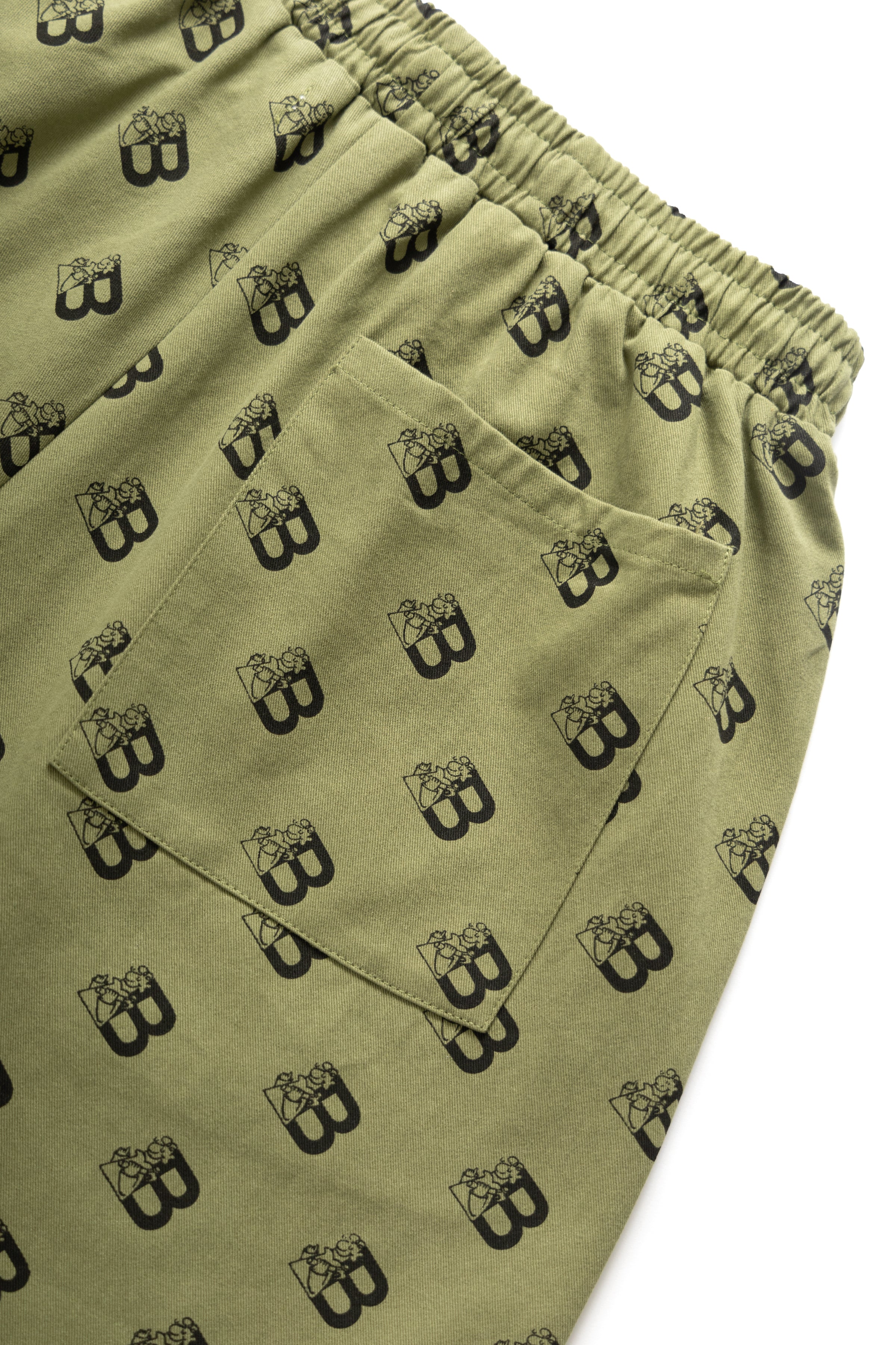 Blacksmith - All Over Grafter Shorts - Olive - Image 6
