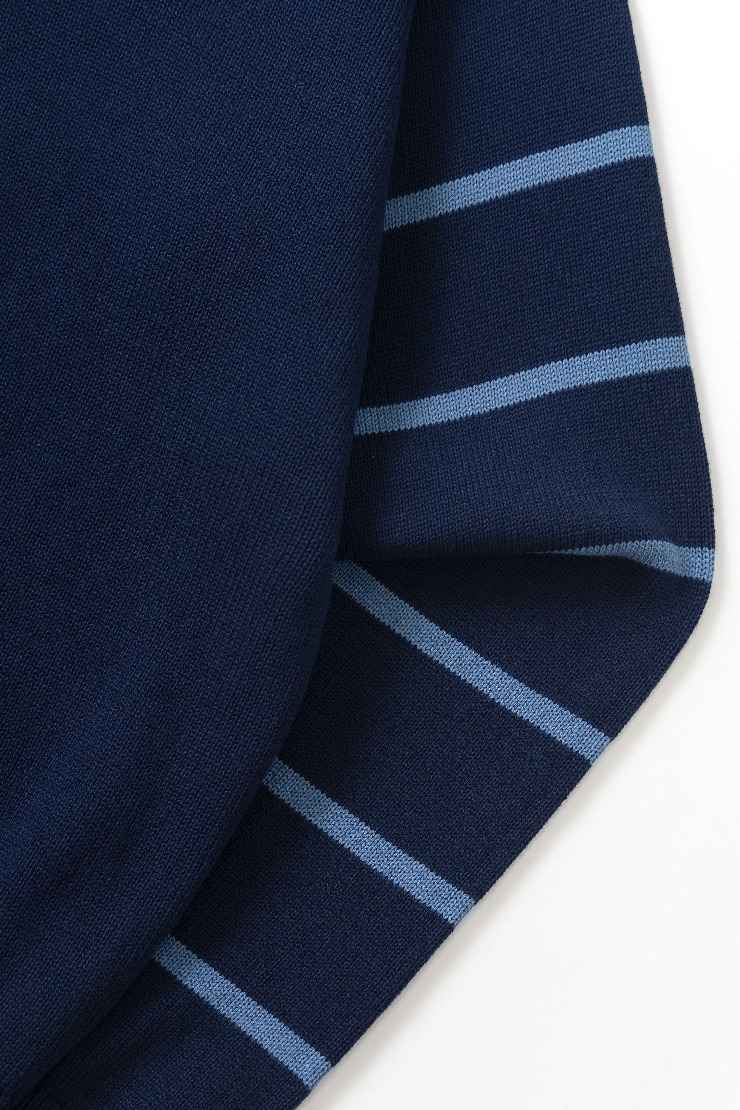 Blacksmith - Banded Sleeve Sweater - Navy - Image 5