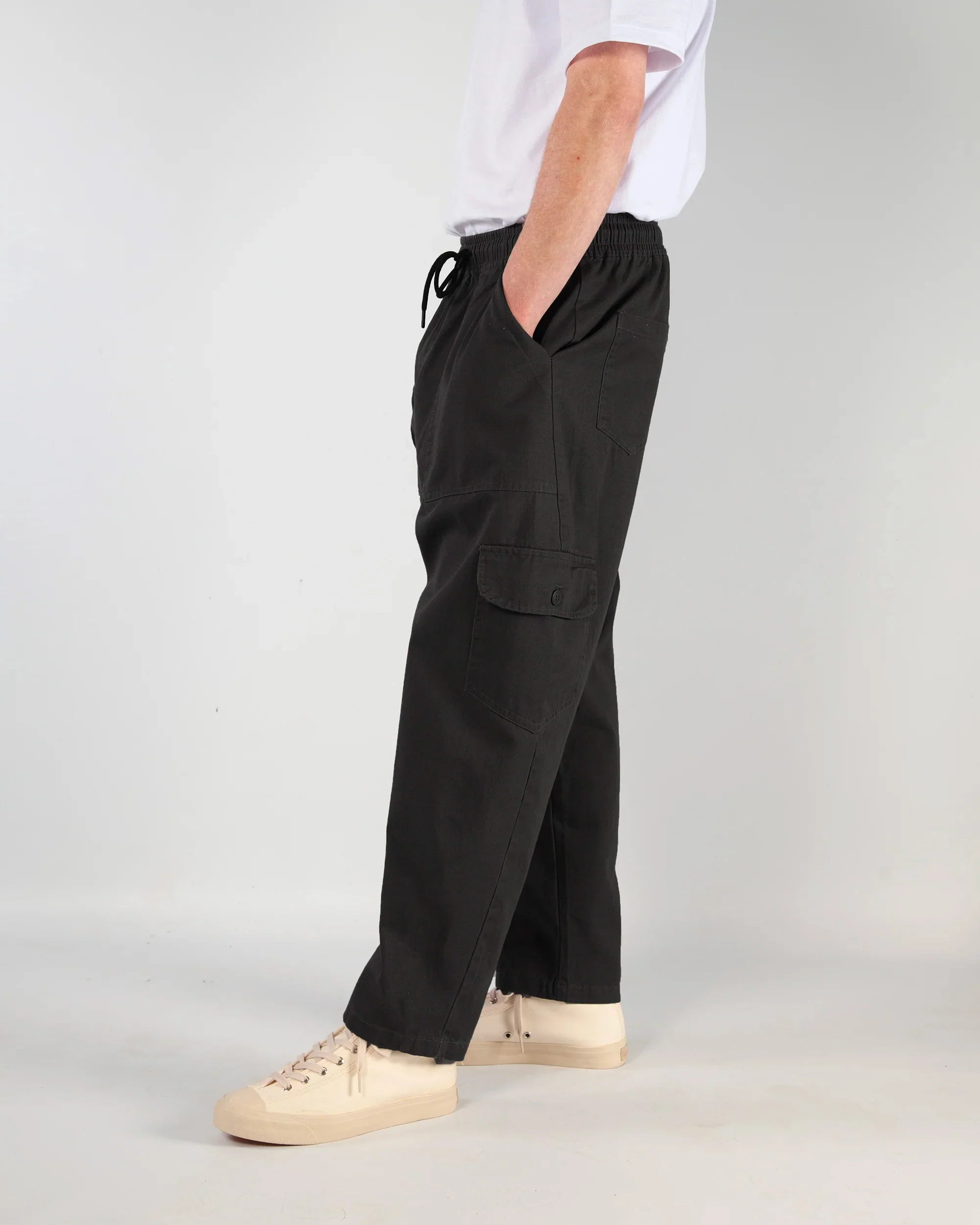 Blacksmith - Beach Cargo Pants - Black - Image 2