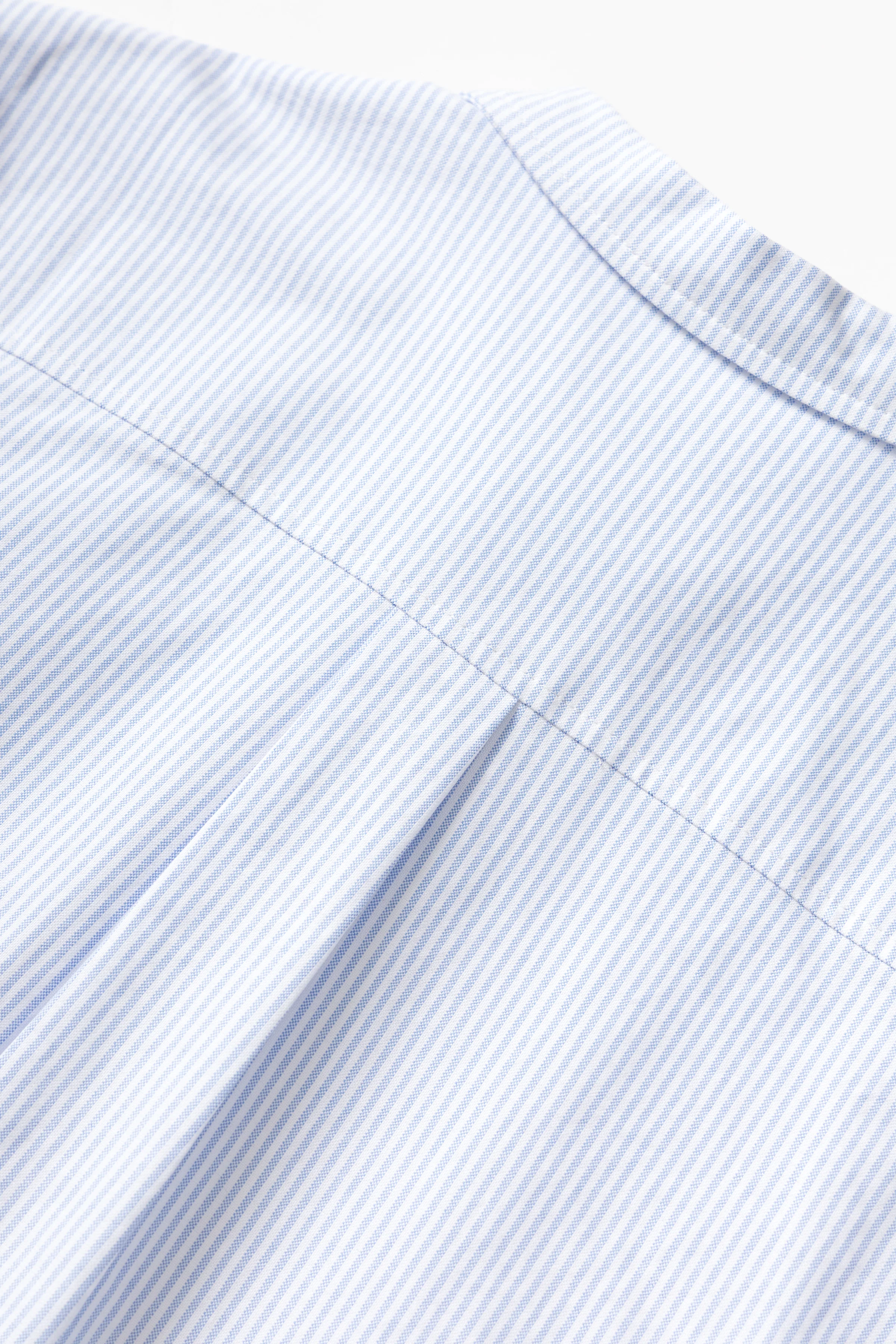 Blacksmith - 'Boxford' Short Sleeve Utility Shirt - Blue Stripe - Image 10