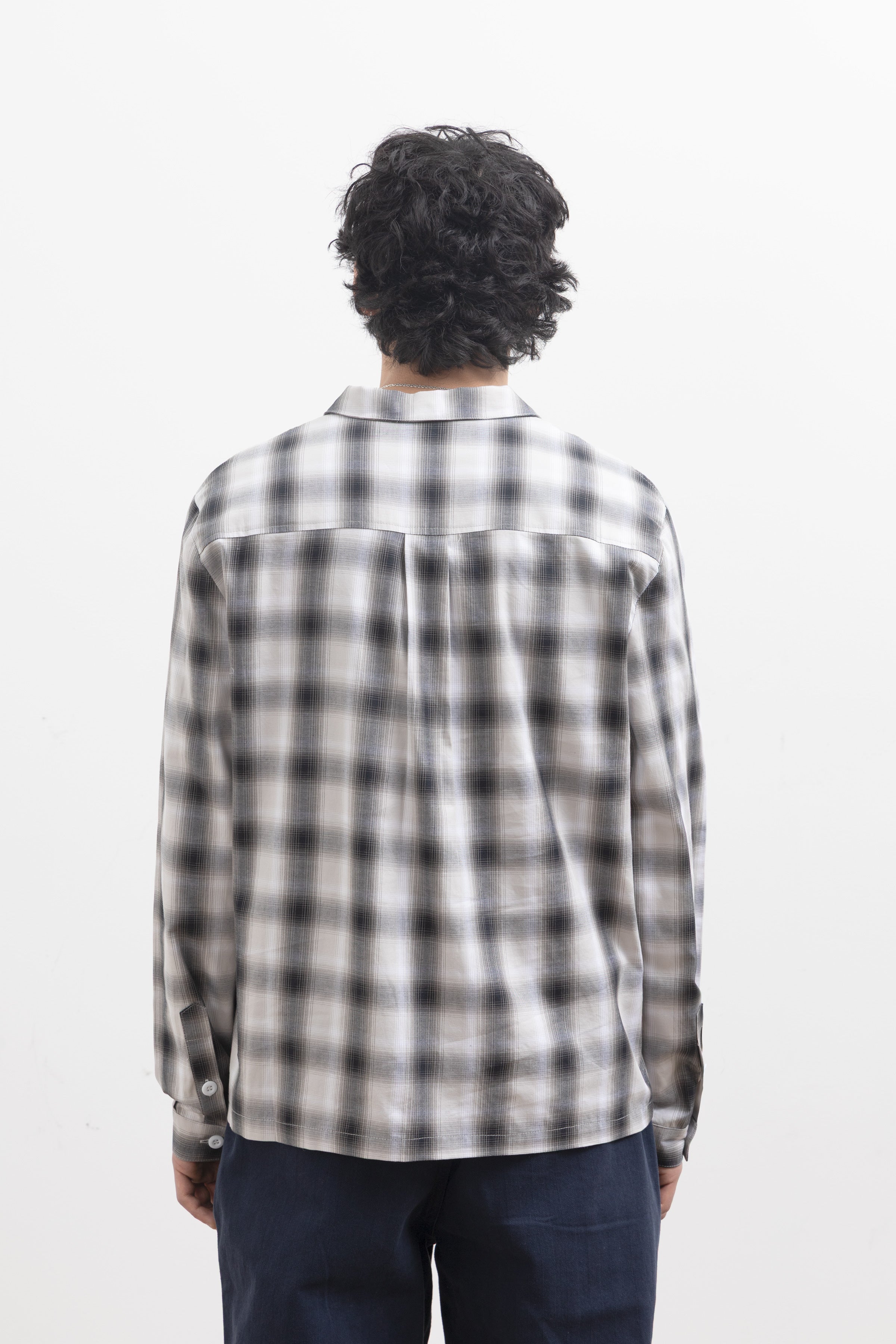 Blacksmith - 'Boxford' Utility Shirt - Black Check - Image 4