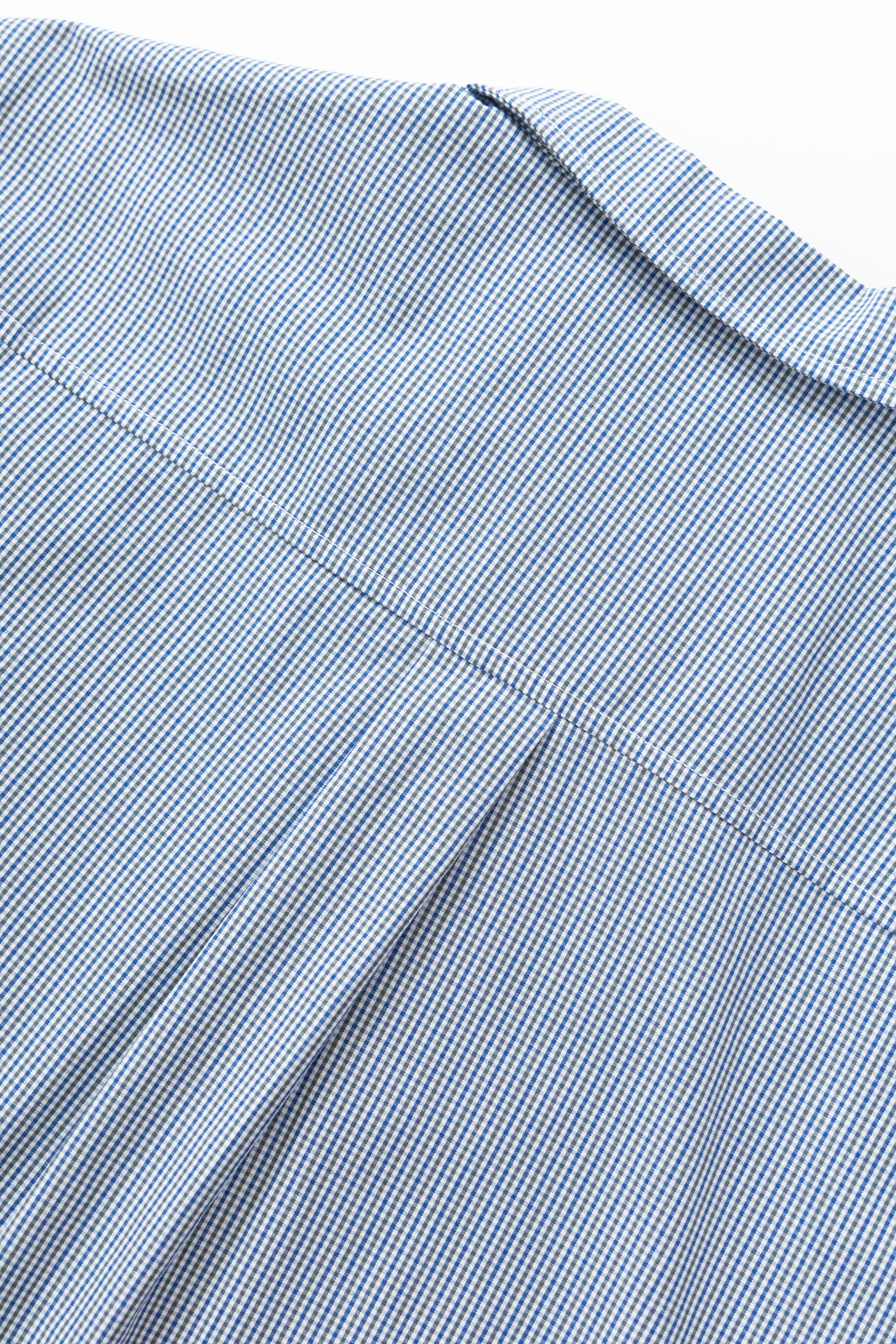 Blacksmith - 'Boxford' Utility Shirt - Blue Check - Image 10