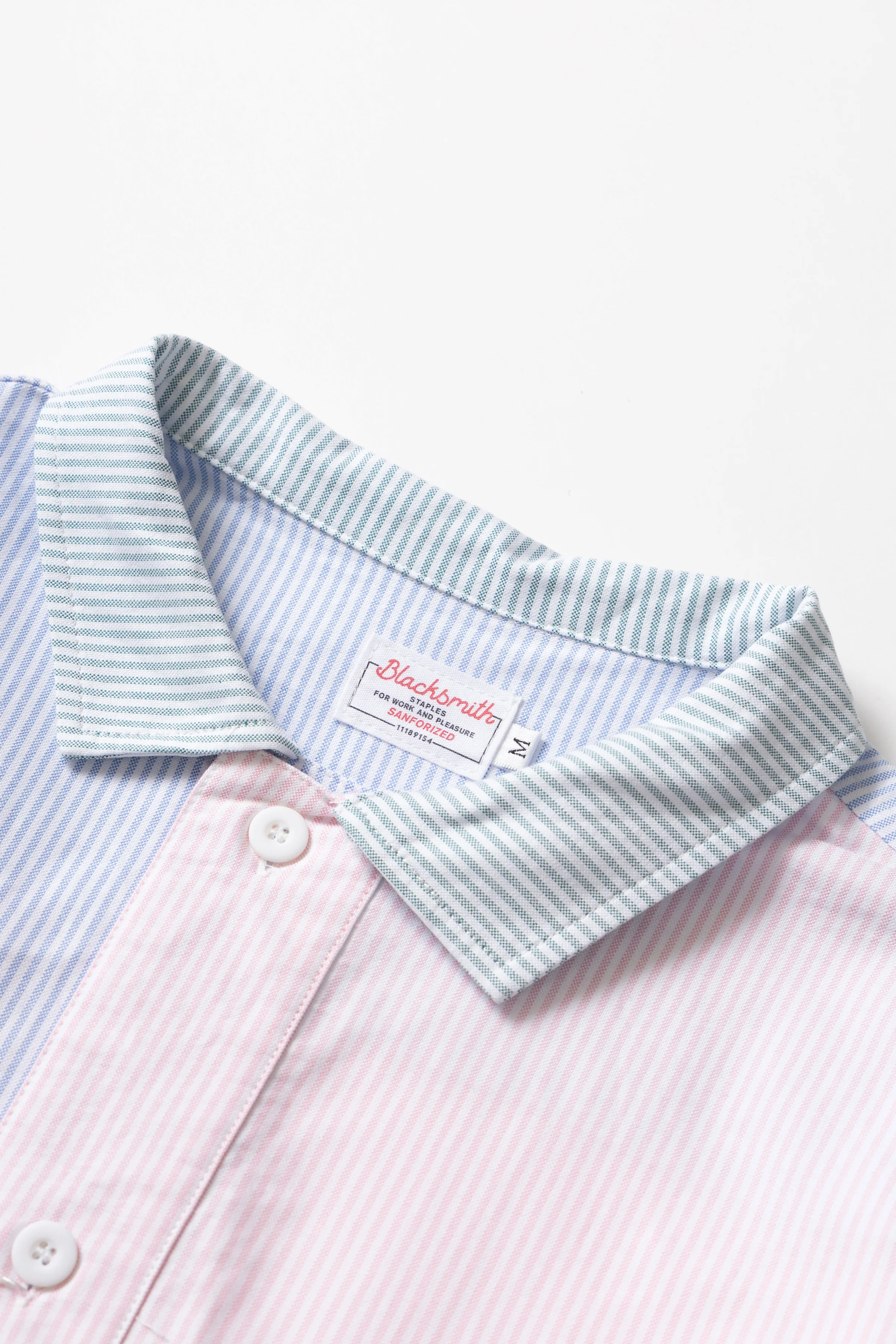 Blacksmith - 'Boxford' Utility Shirt - Crazy Stripe - Image 8
