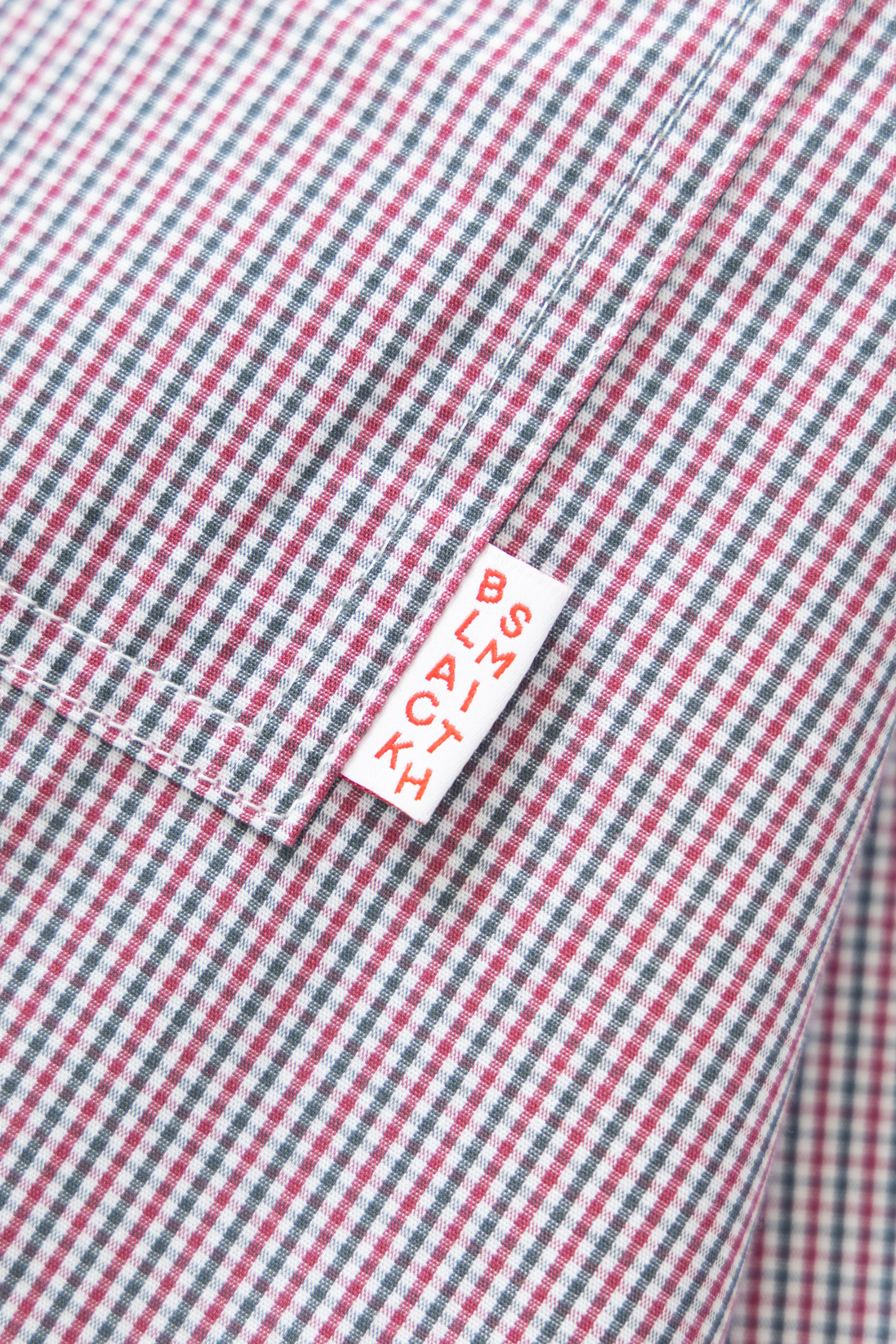 Blacksmith - 'Boxford' Utility Shirt - Red Check - Image 11