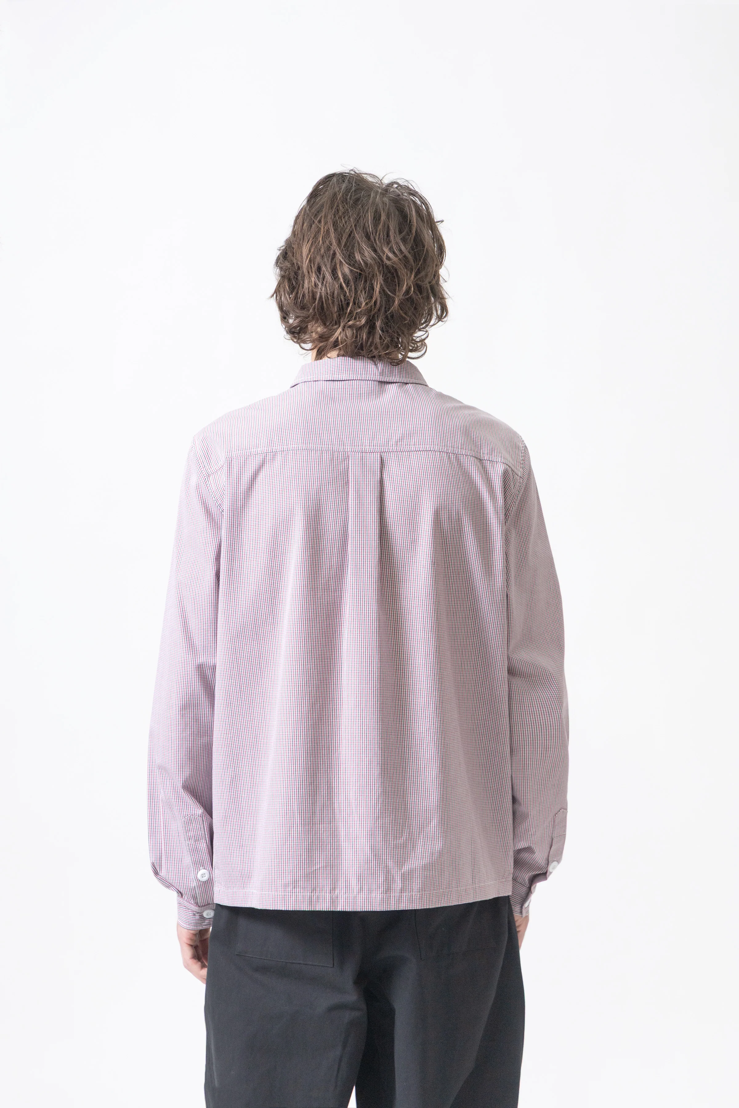 Blacksmith - 'Boxford' Utility Shirt - Red Check - Image 4