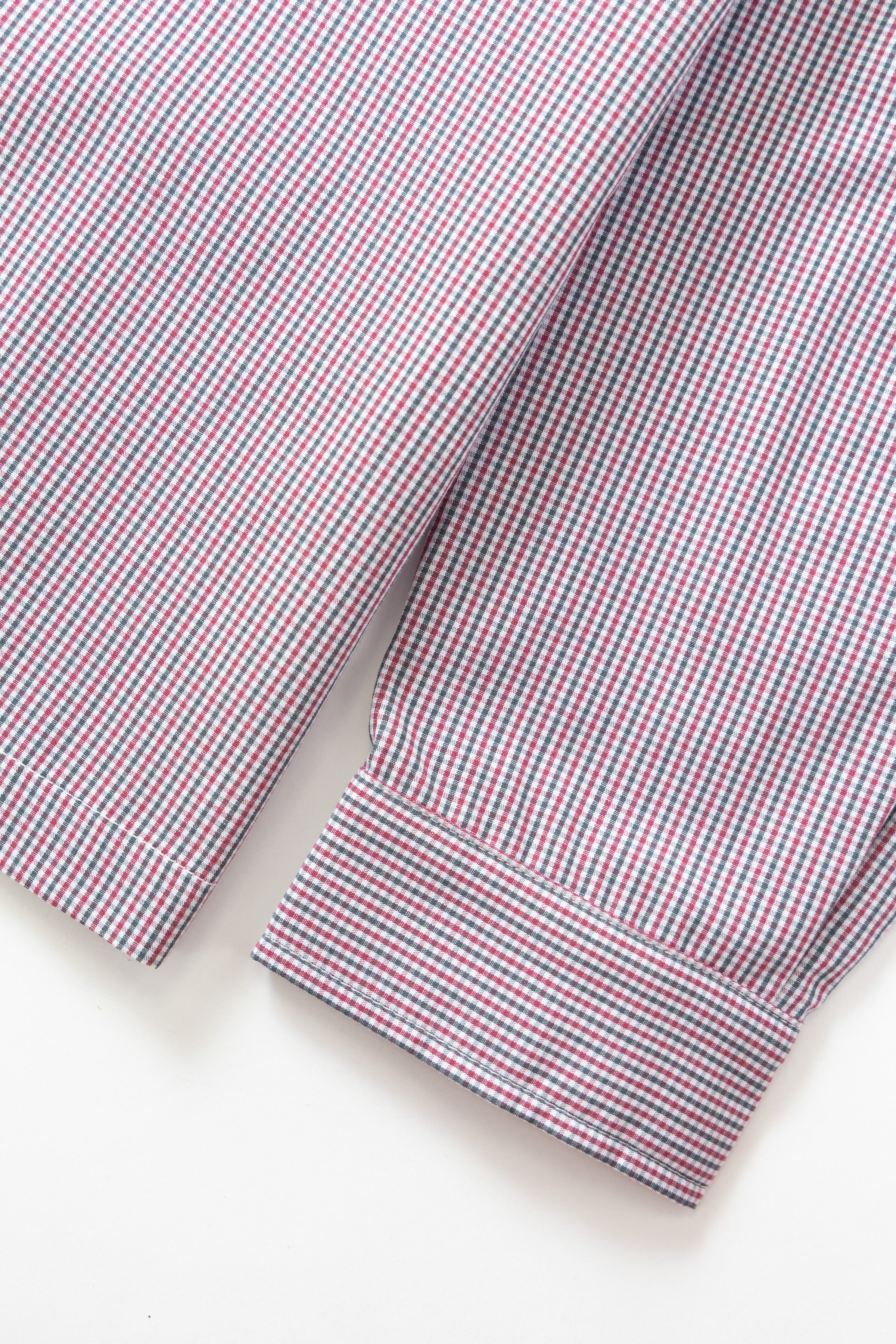 Blacksmith - 'Boxford' Utility Shirt - Red Check - Image 6