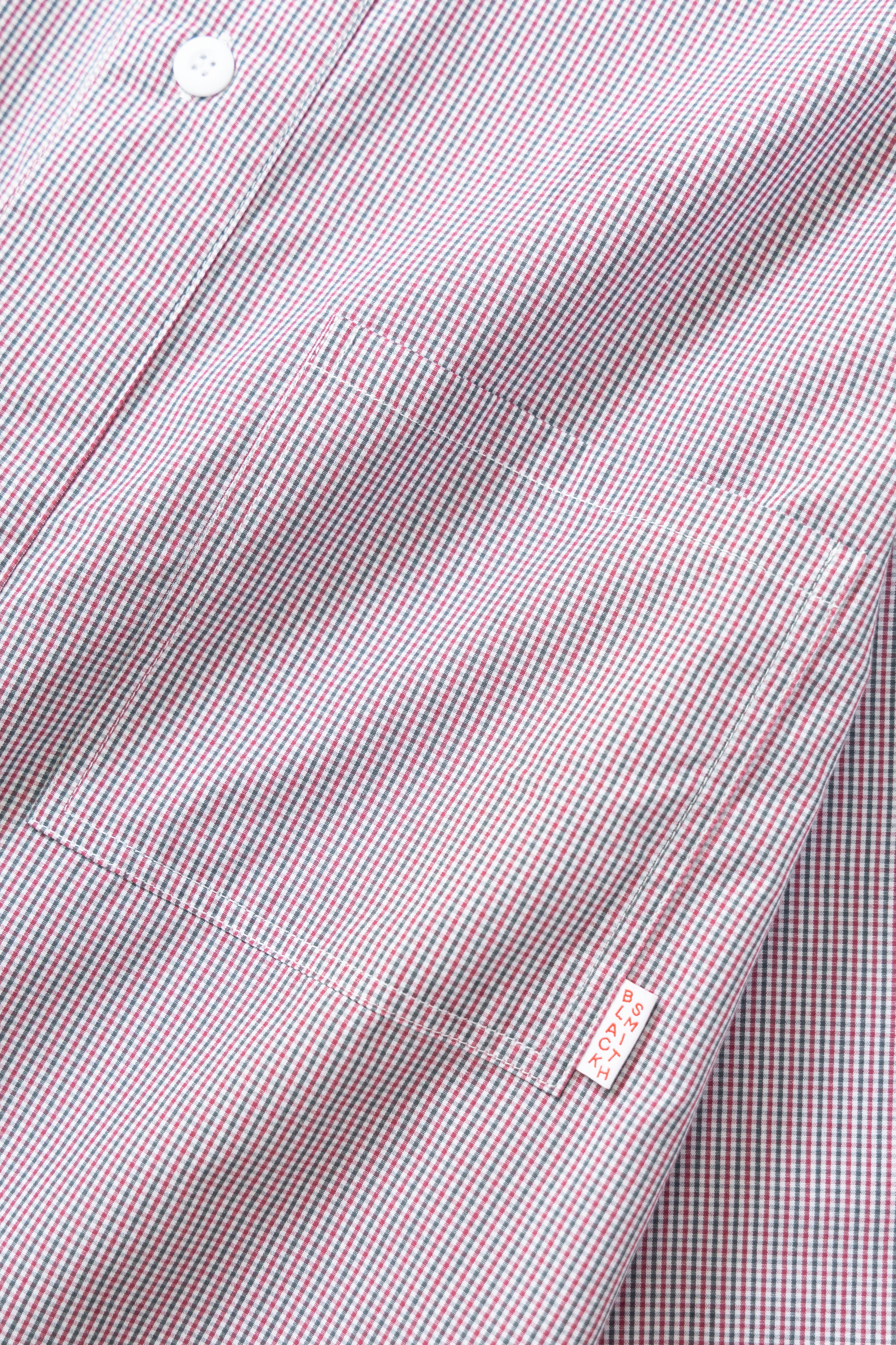 Blacksmith - 'Boxford' Utility Shirt - Red Check - Image 8