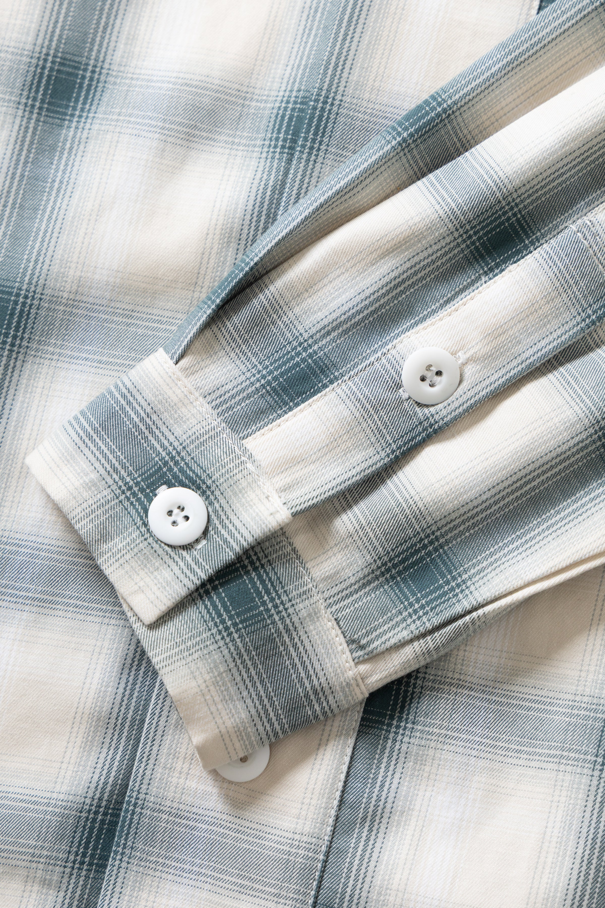 Blacksmith - 'Boxford' Utility Shirt - Teal Check - Image 8