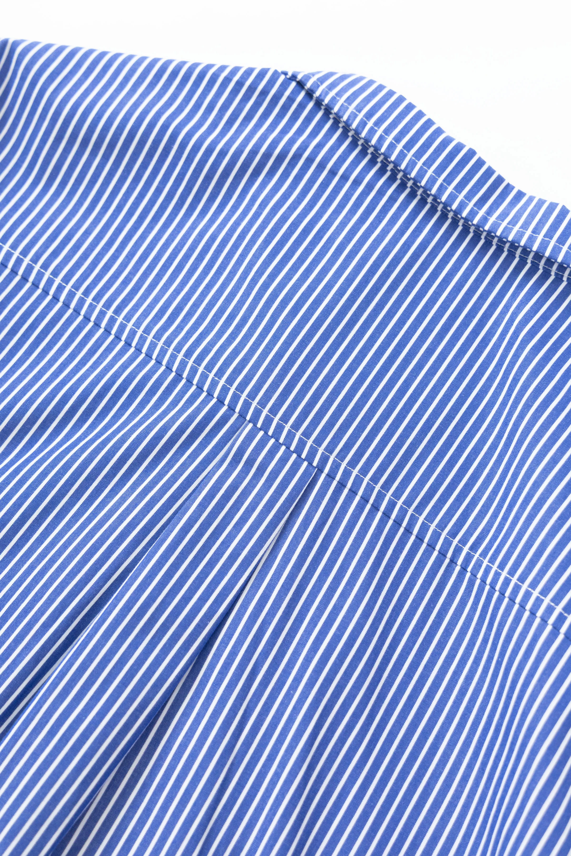 Blacksmith - 'Boxford' Utility Shirt - Thick Blue Stripe - Image 11