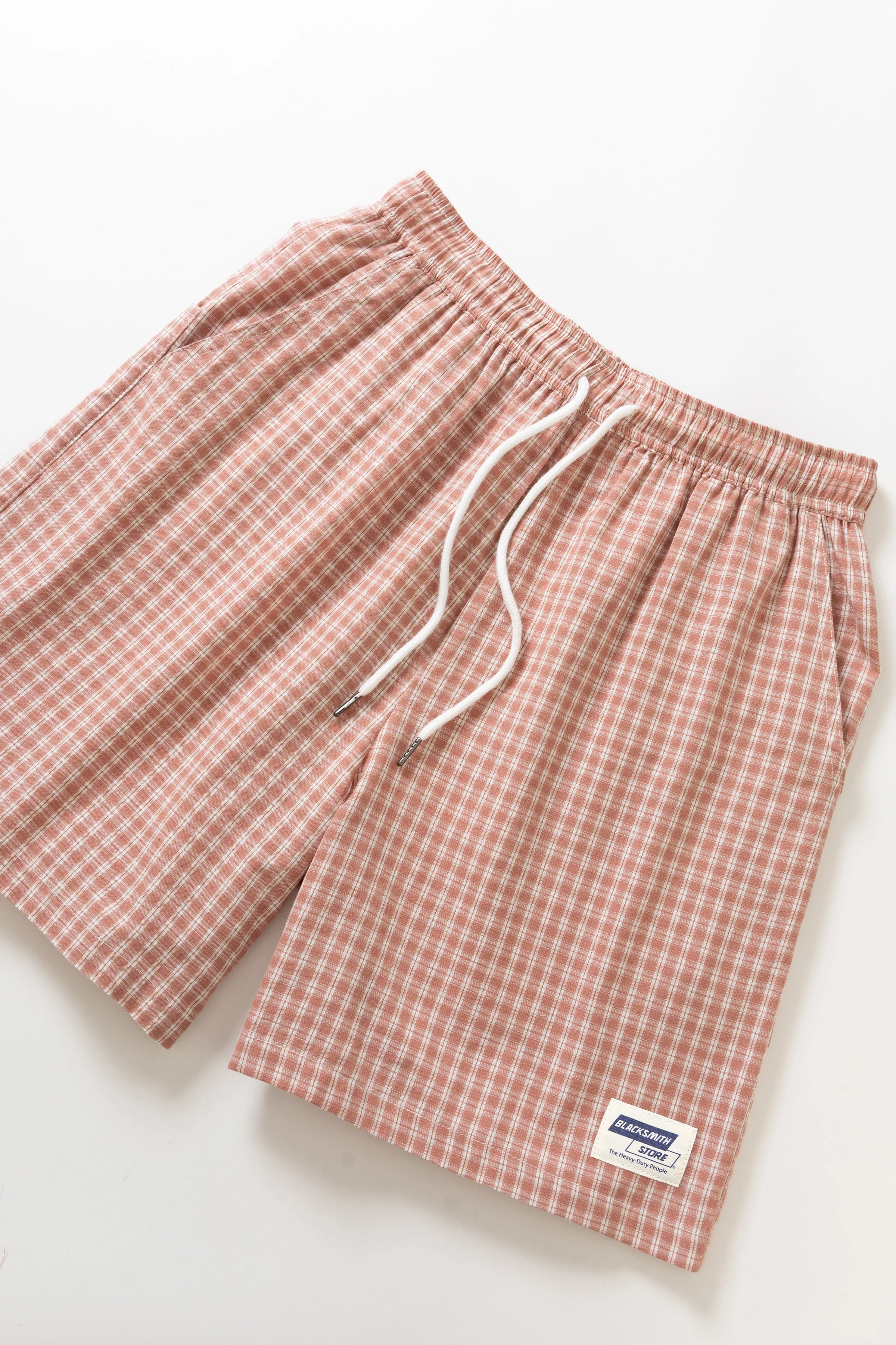 Blacksmith - Check Club Shorts - Red - Image 5