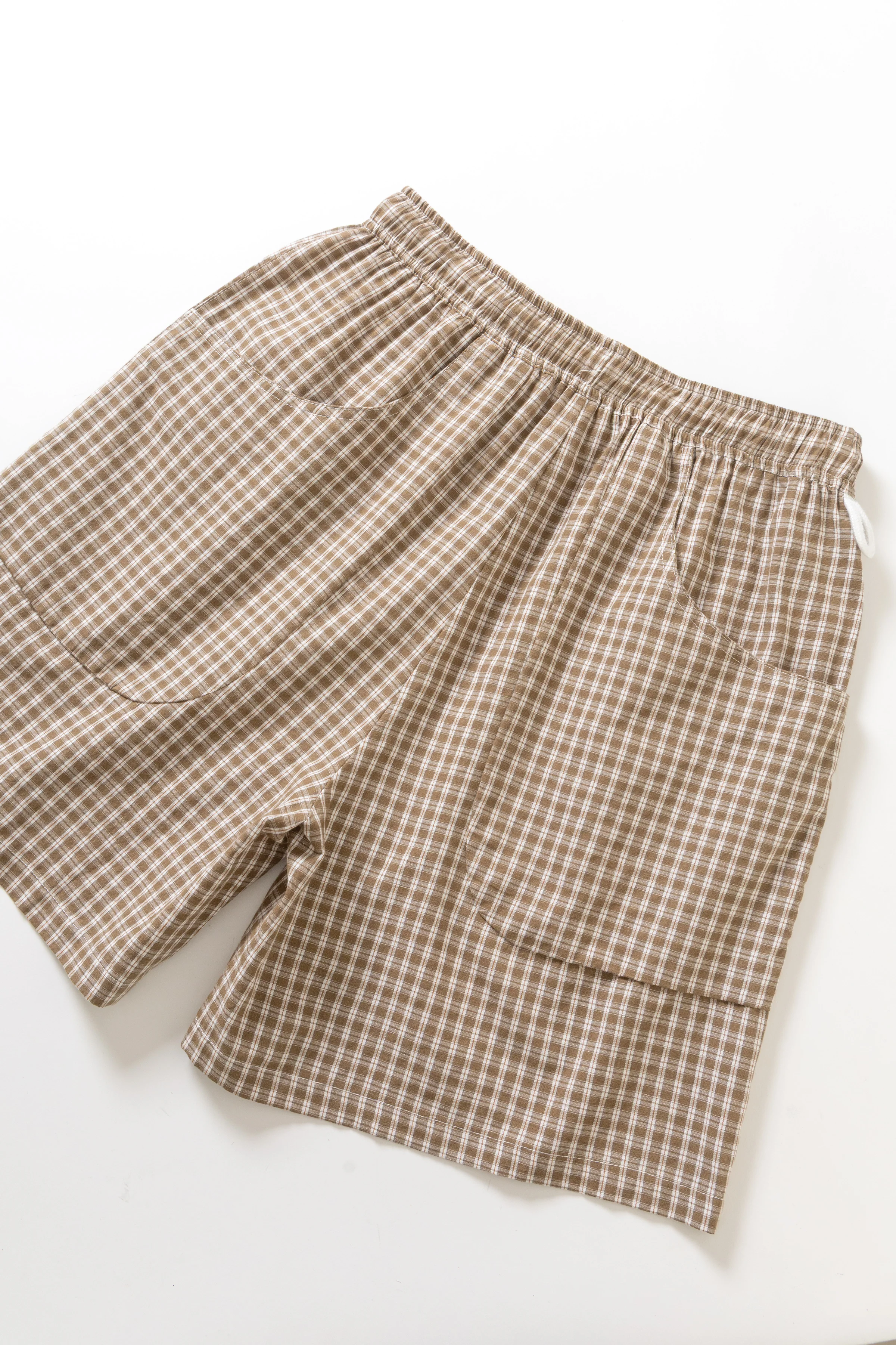 Blacksmith - Check Club Shorts - Tan - Image 9