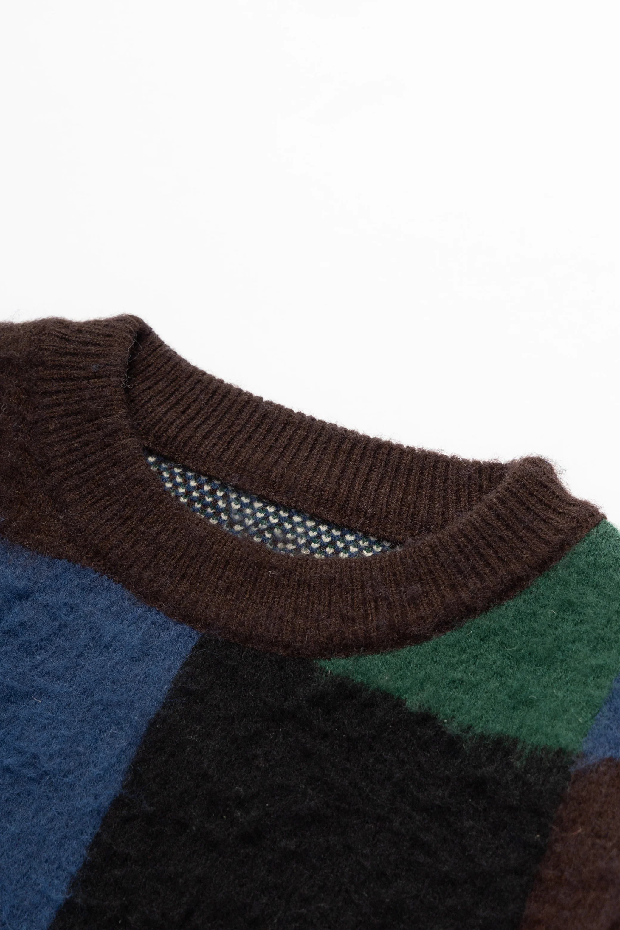 Blacksmith - Checkerboard Sweater - Brown - Image 2