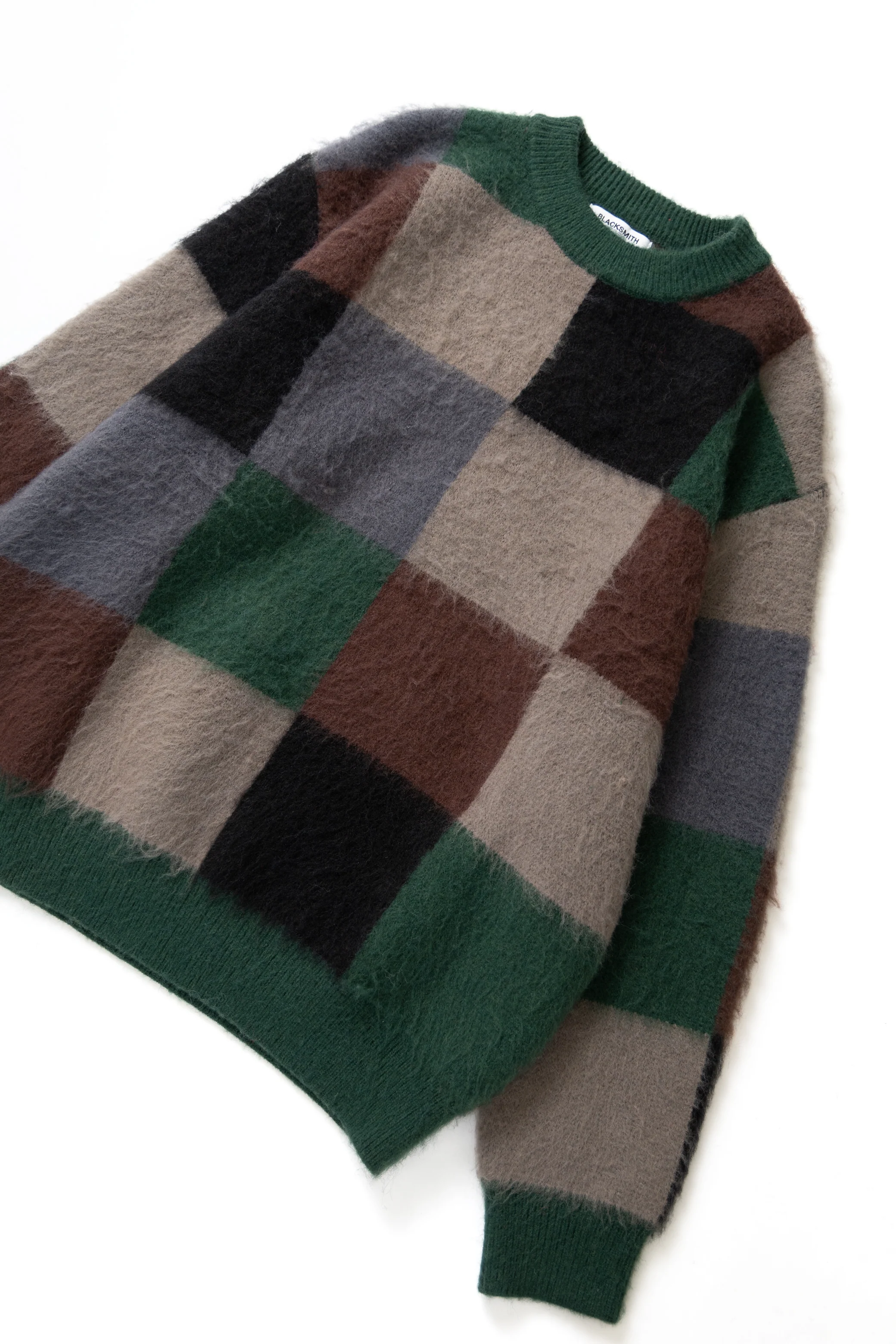 Blacksmith - Checkerboard Sweater - Forest - Image 3
