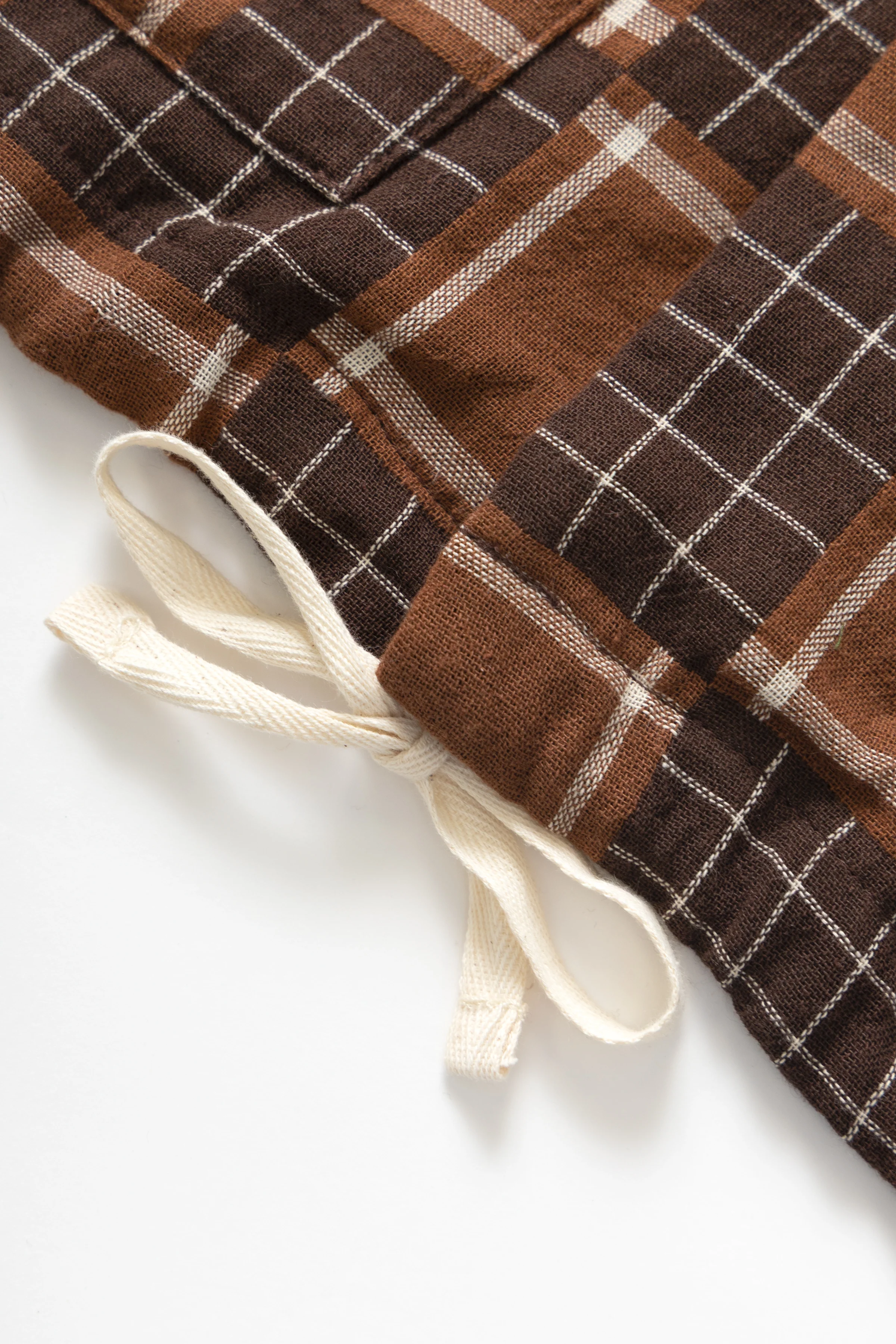 Blacksmith - Check Weave Resort Shirt - Brown - Image 9