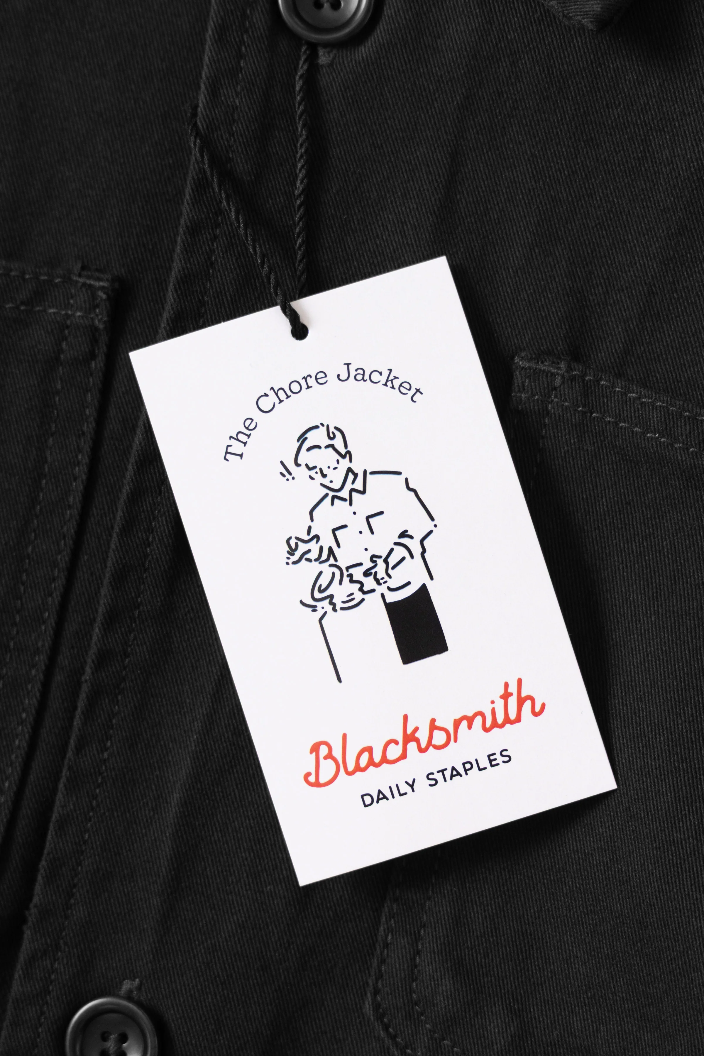 Blacksmith - Chore Jacket - Black - Image 10