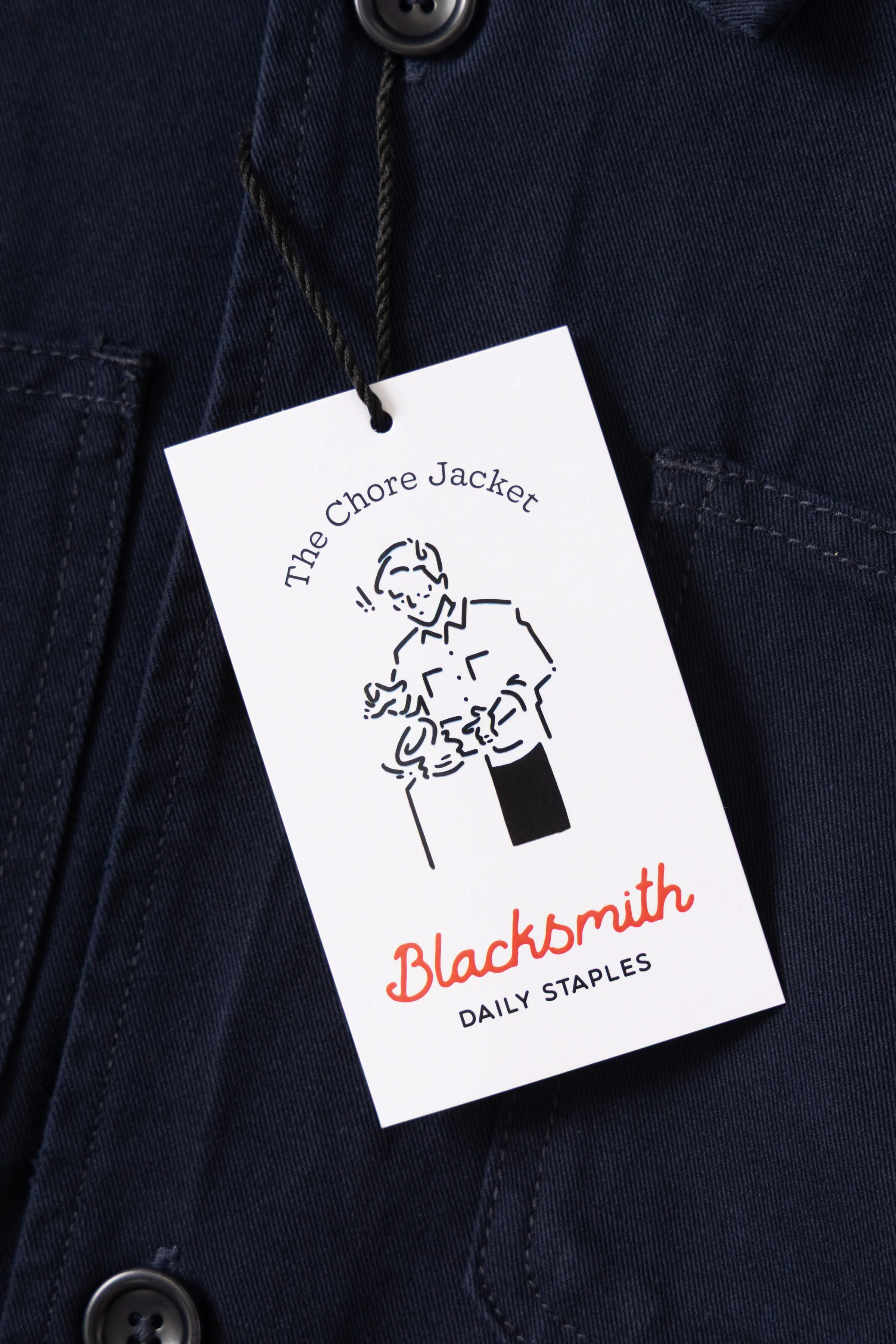 Blacksmith - Chore Jacket - Dark Navy - Image 10