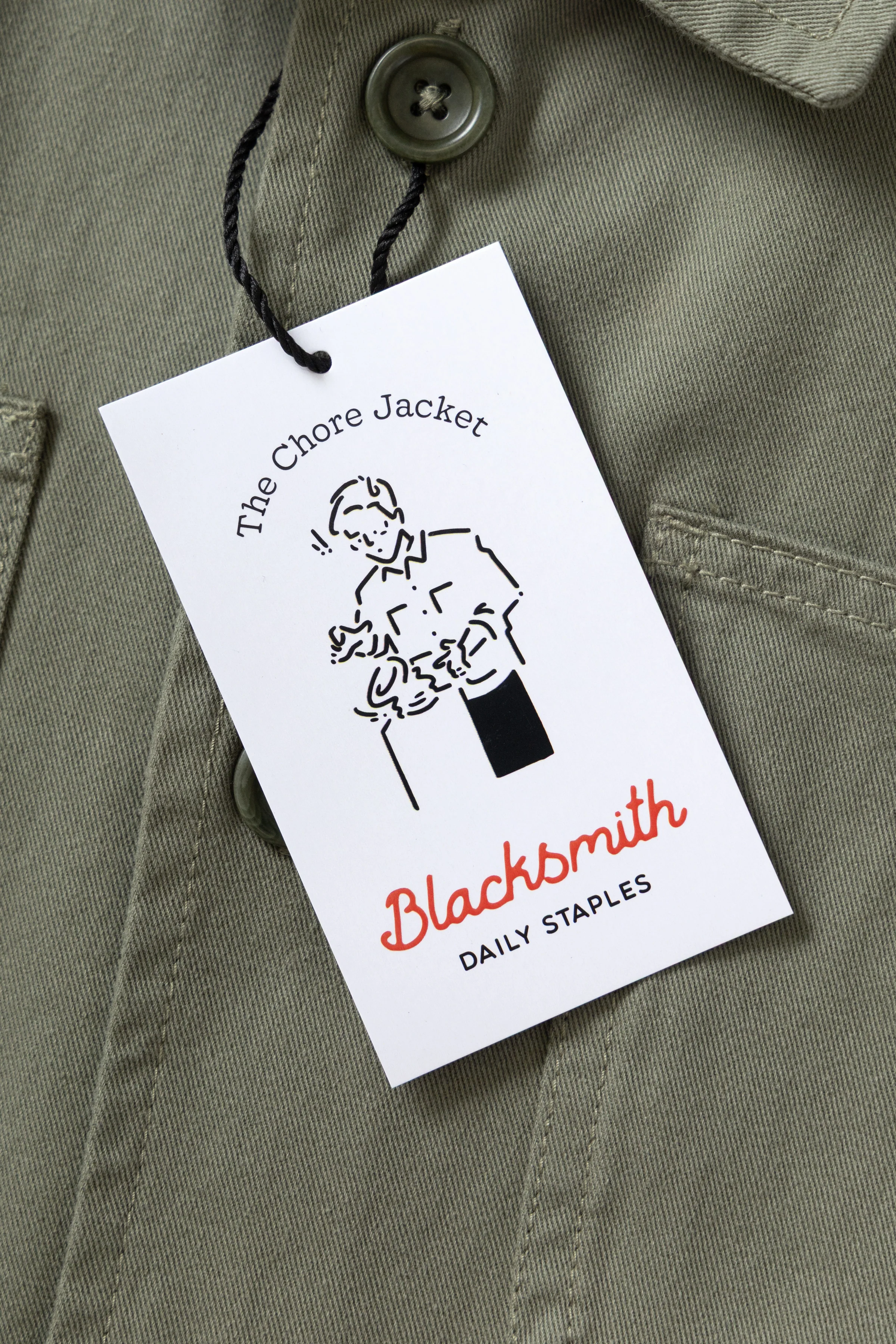Blacksmith - Chore Jacket - Olive - Image 9