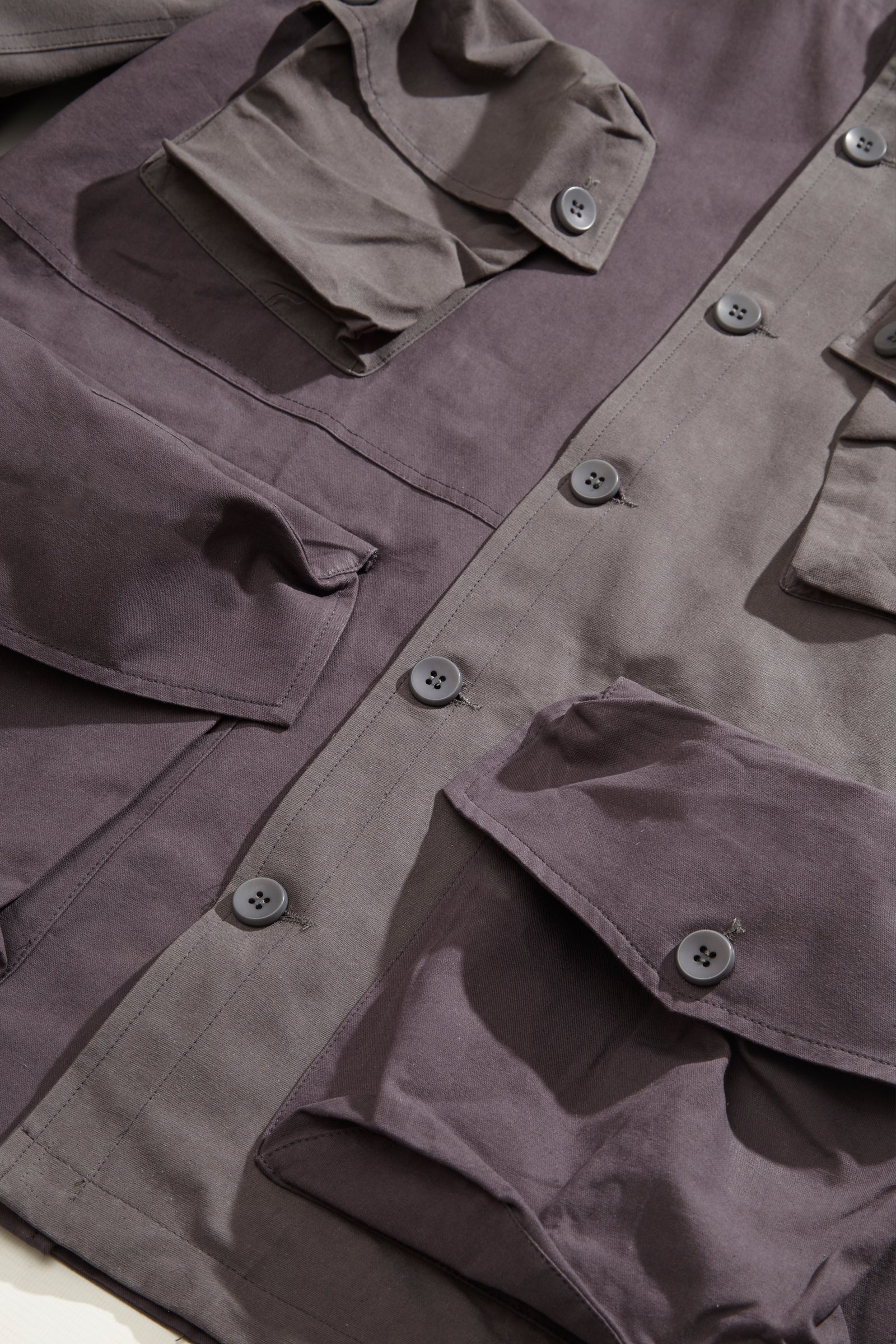Blacksmith - Contrast Gunner Anorak - Plum/Graphite - Image 4