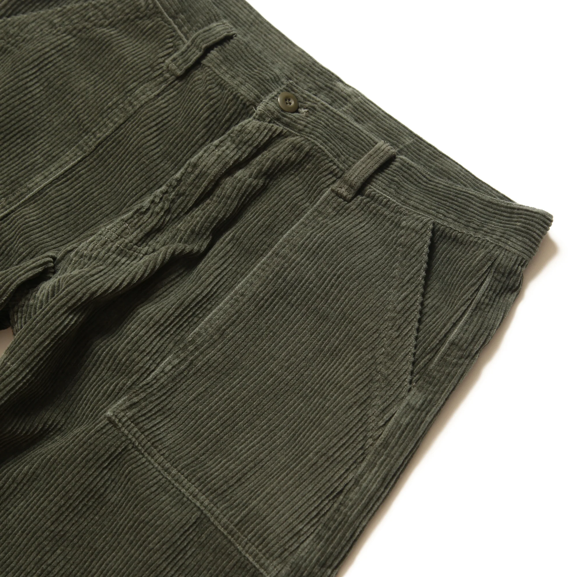 Blacksmith - Cord Fatigue Pants - Olive - Image 2