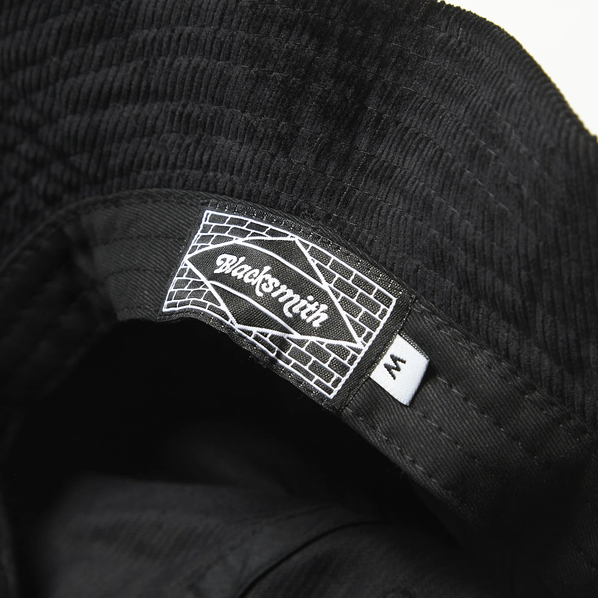 Blacksmith - Corduroy Bell Bucket Hat - Black - Image 3