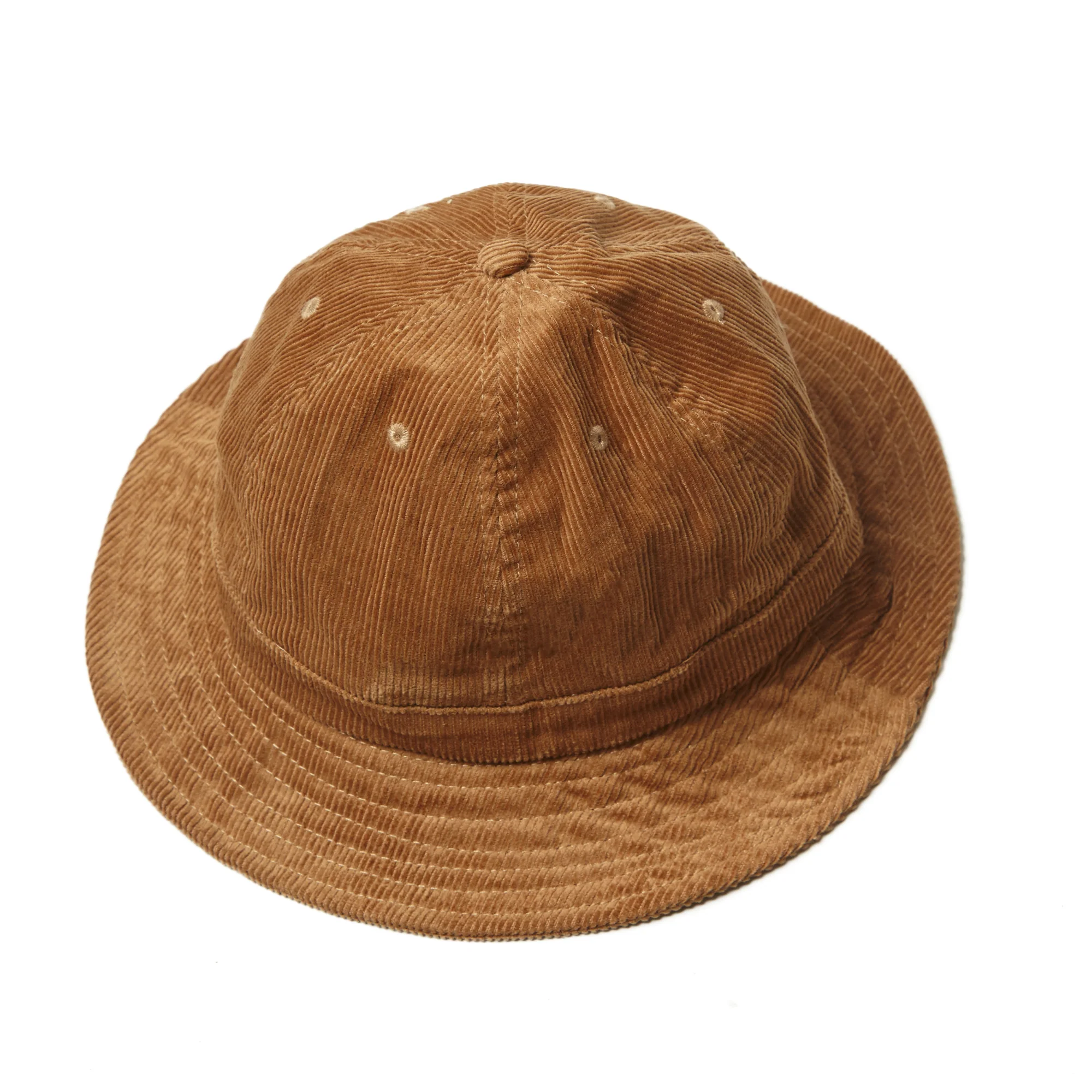 Blacksmith - Corduroy Bell Bucket Hat - Brown - Image 3