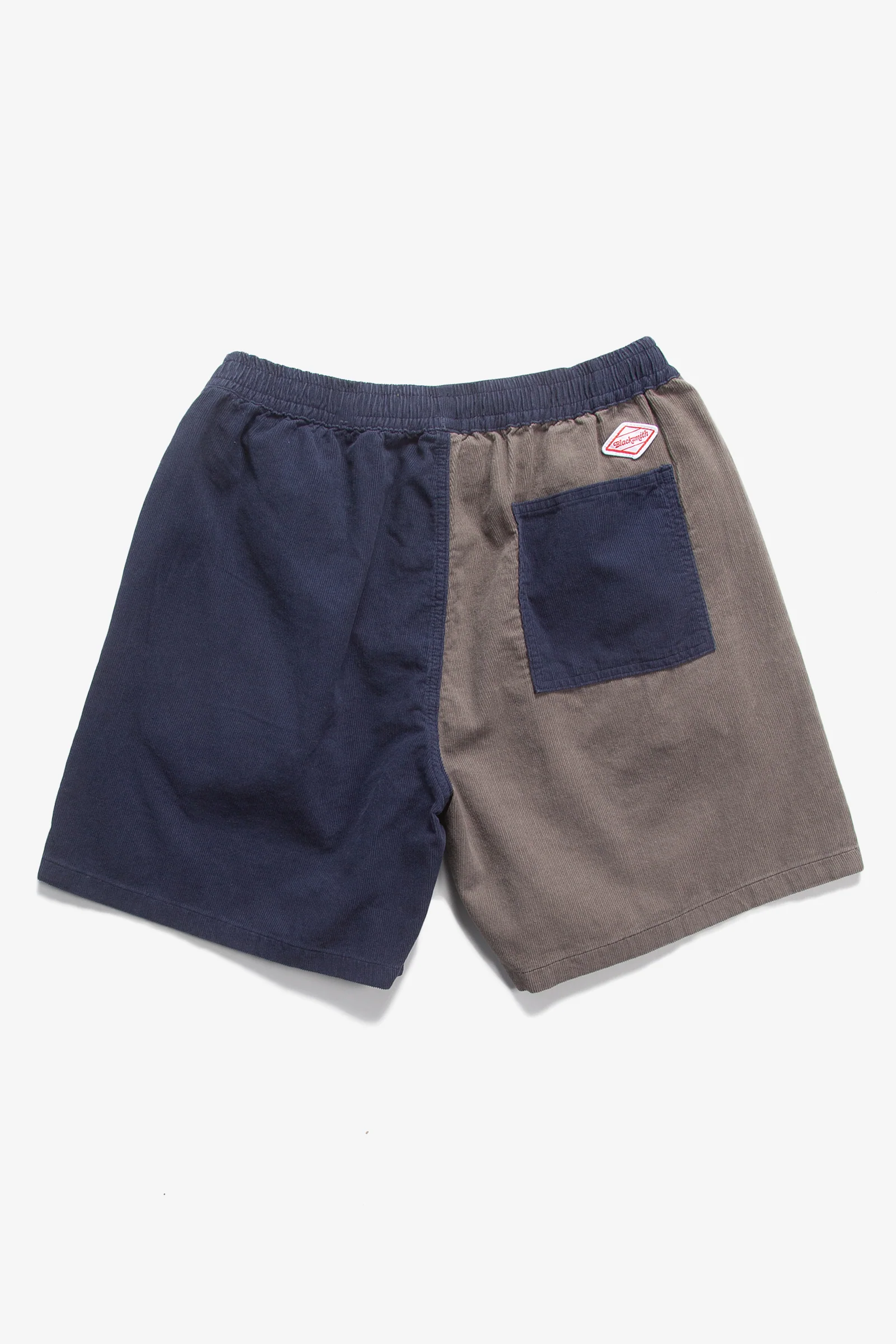 Blacksmith - Corduroy Easy Shorts - Navy/Grey - Image 4