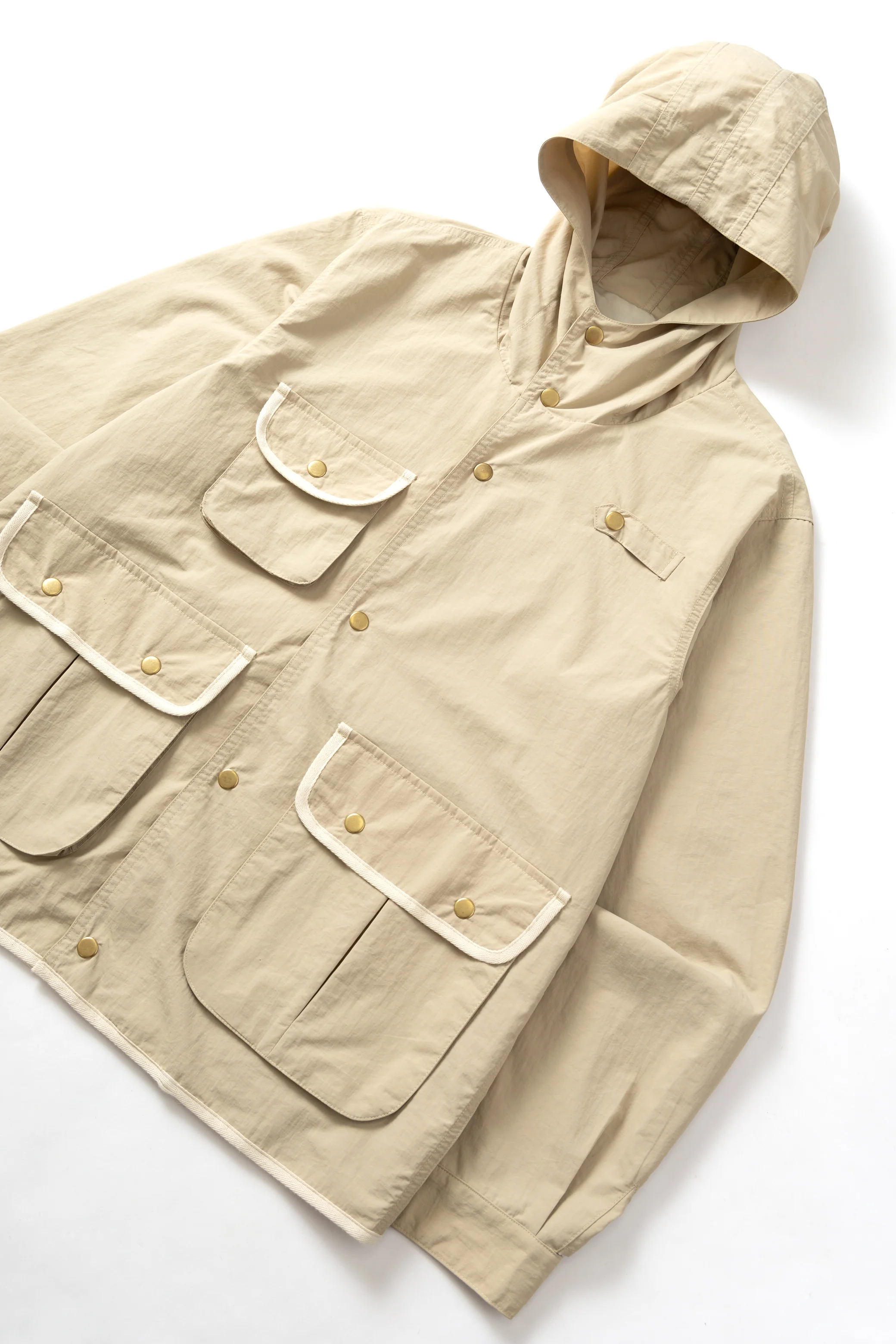 Blacksmith - Crinkle Hunter Jacket - Beige - Image 3