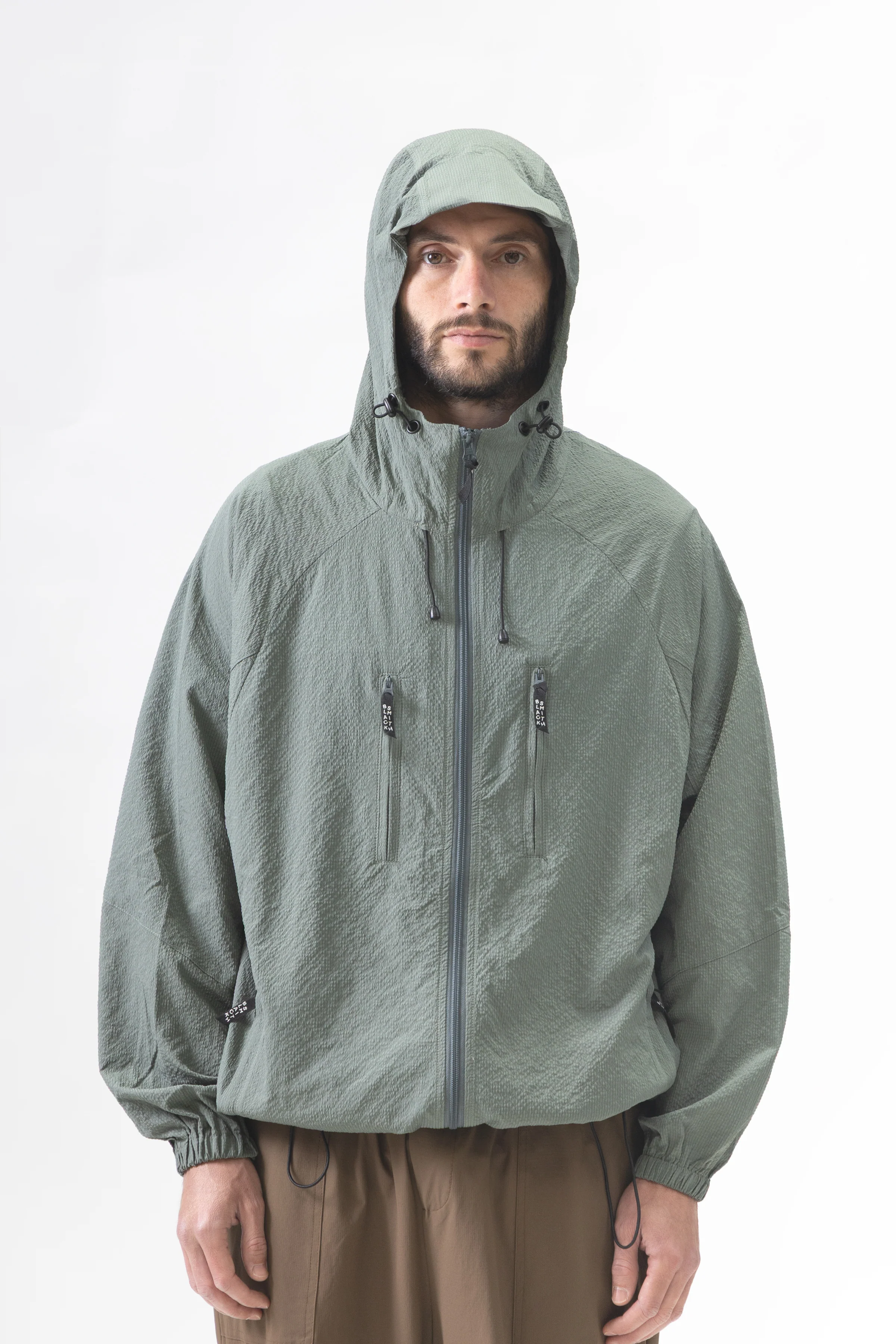 Blacksmith - Crinkle Windbreaker - Sage - Image 2
