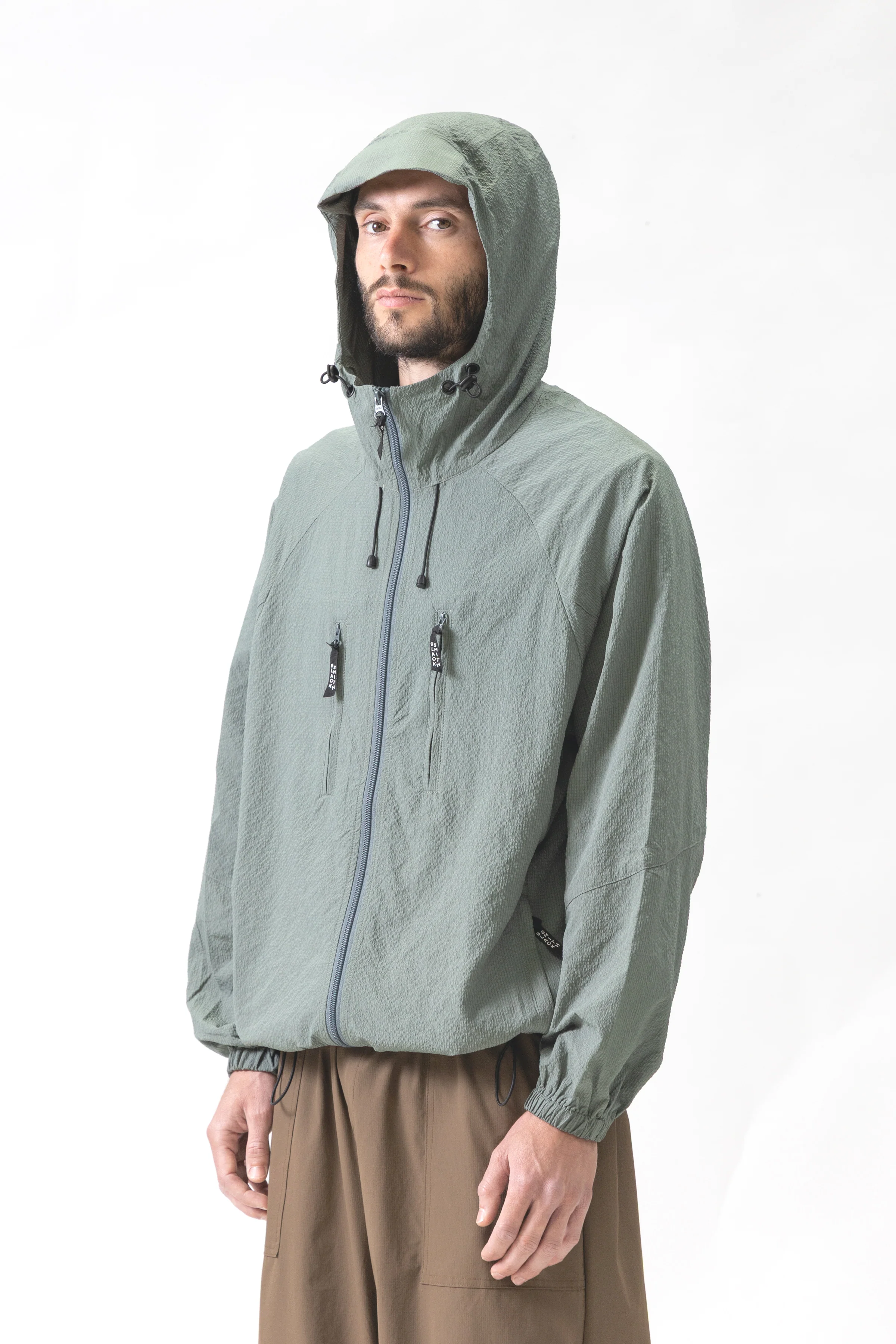 Blacksmith - Crinkle Windbreaker - Sage - Image 3
