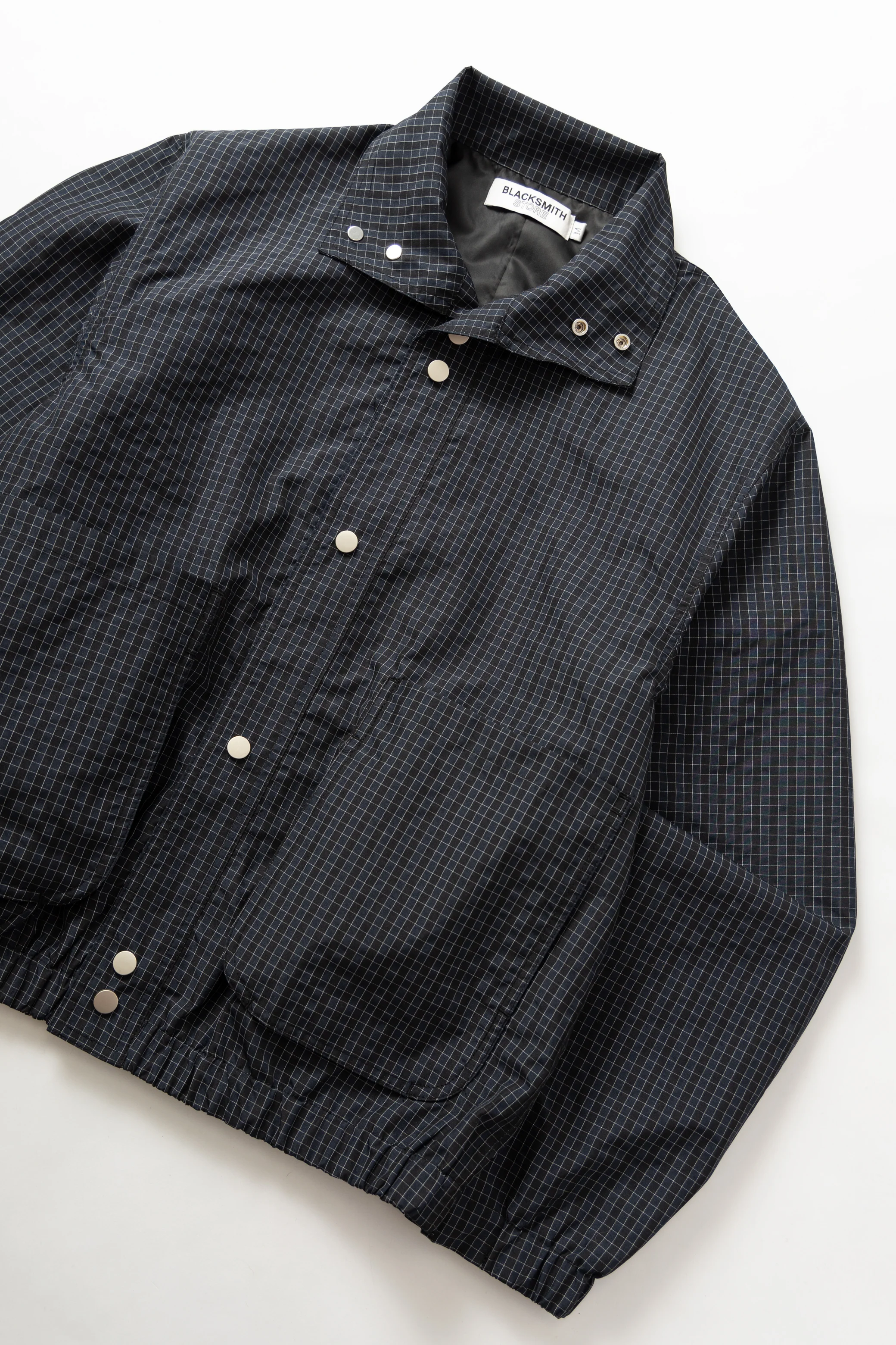 Blacksmith - Cropped Fairway Jacket - Navy - Image 4