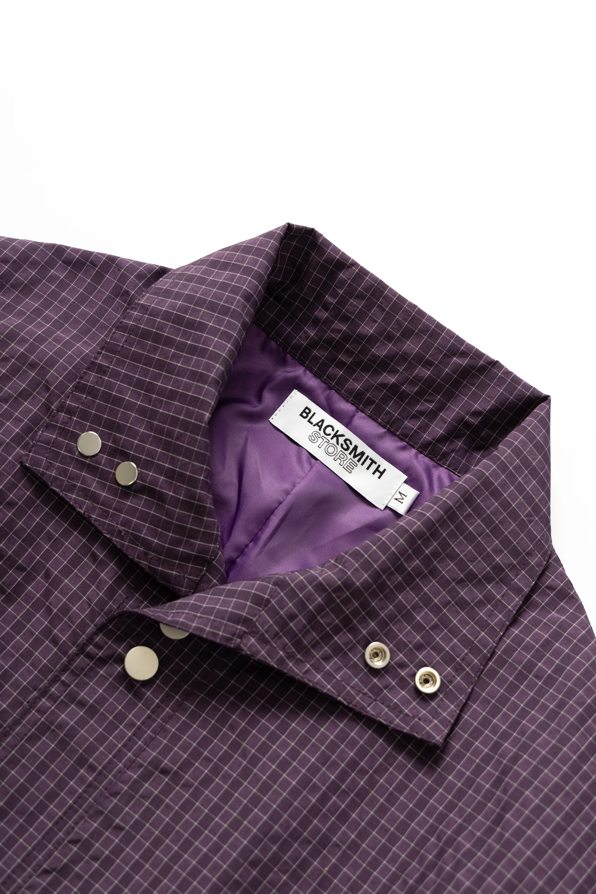 Blacksmith - Cropped Fairway Jacket - Purple - Image 2