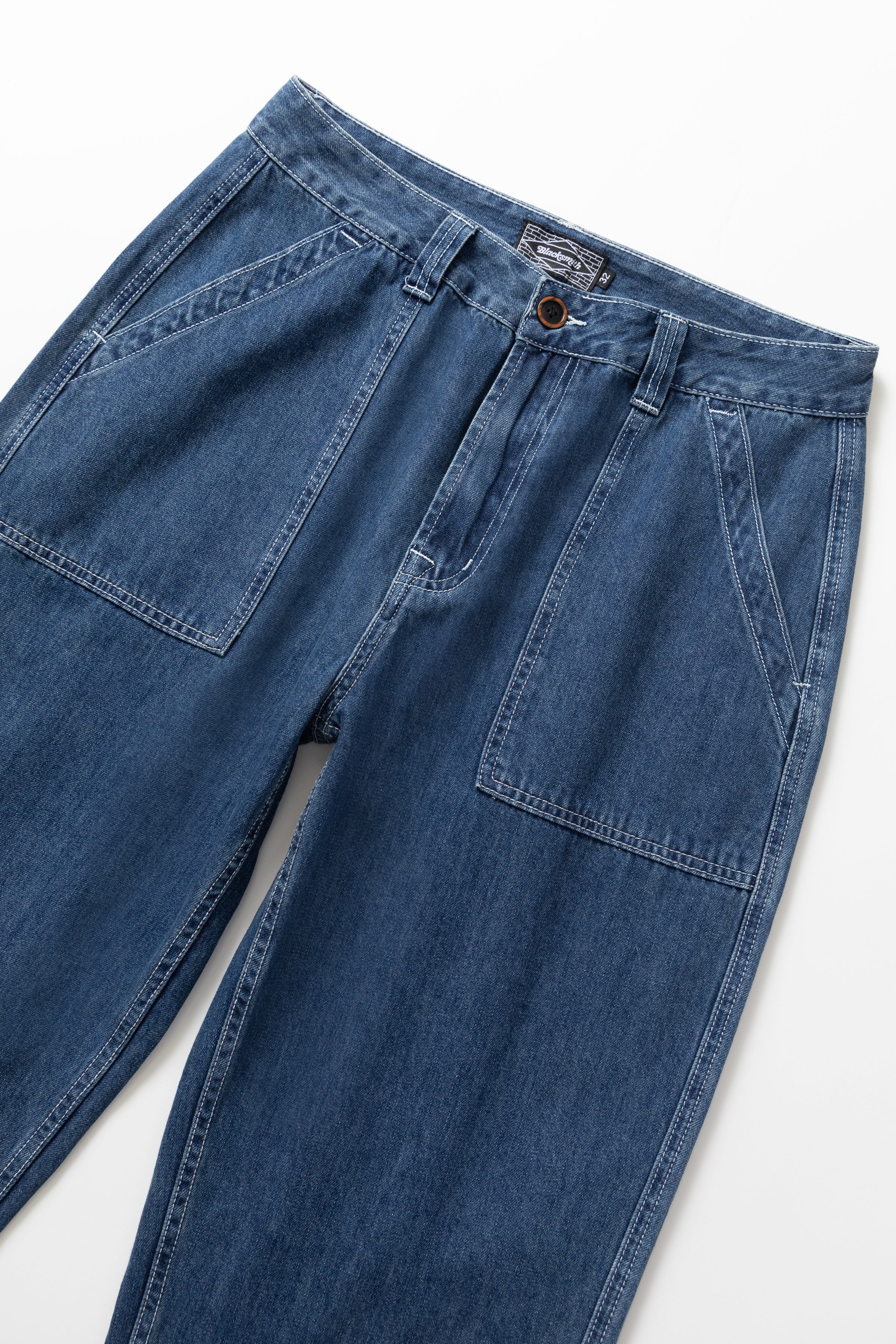 Blacksmith - Denim Fatigue Pants - Indigo - Image 5