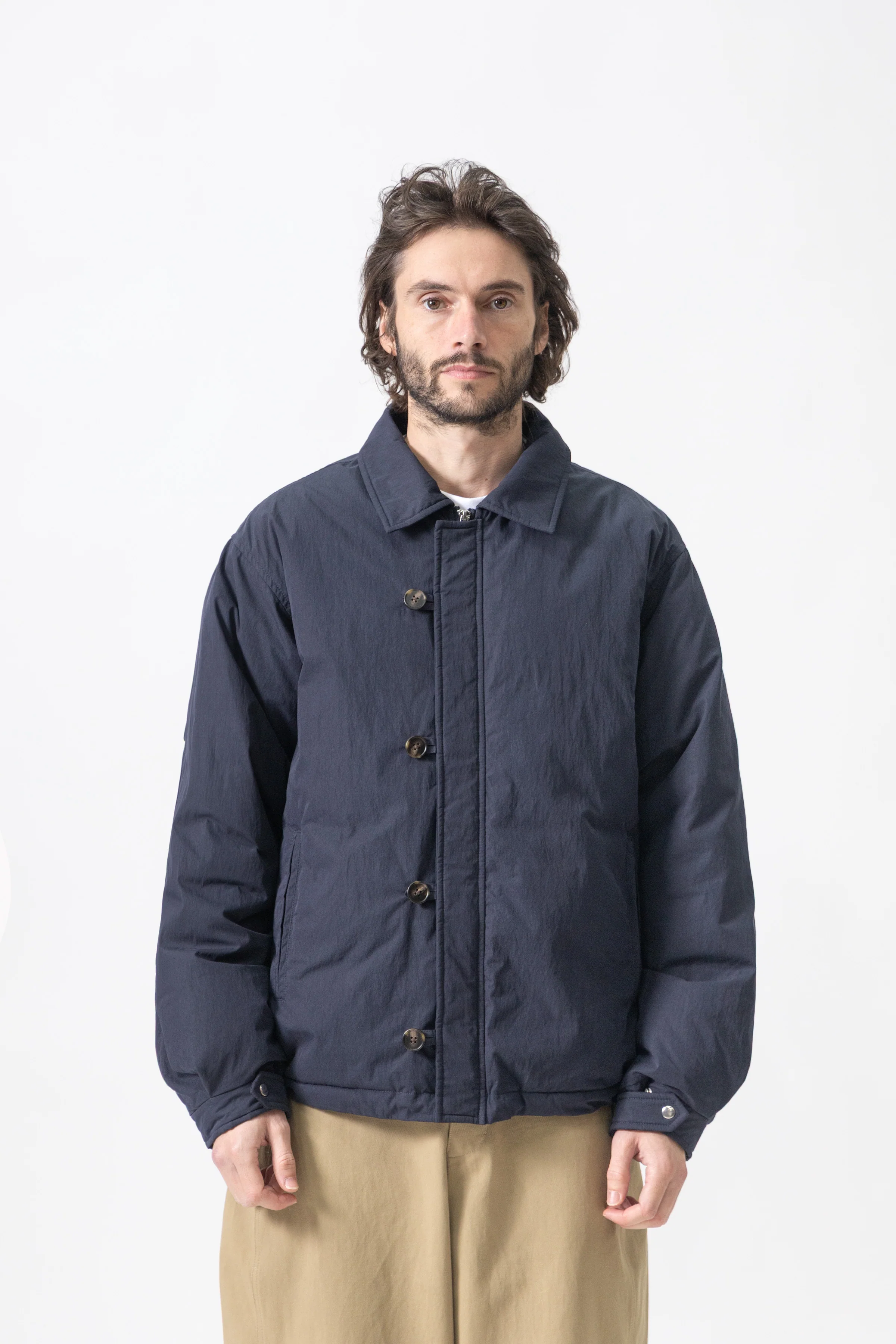 Blacksmith - Down Deck Jacket - Navy - Image 2