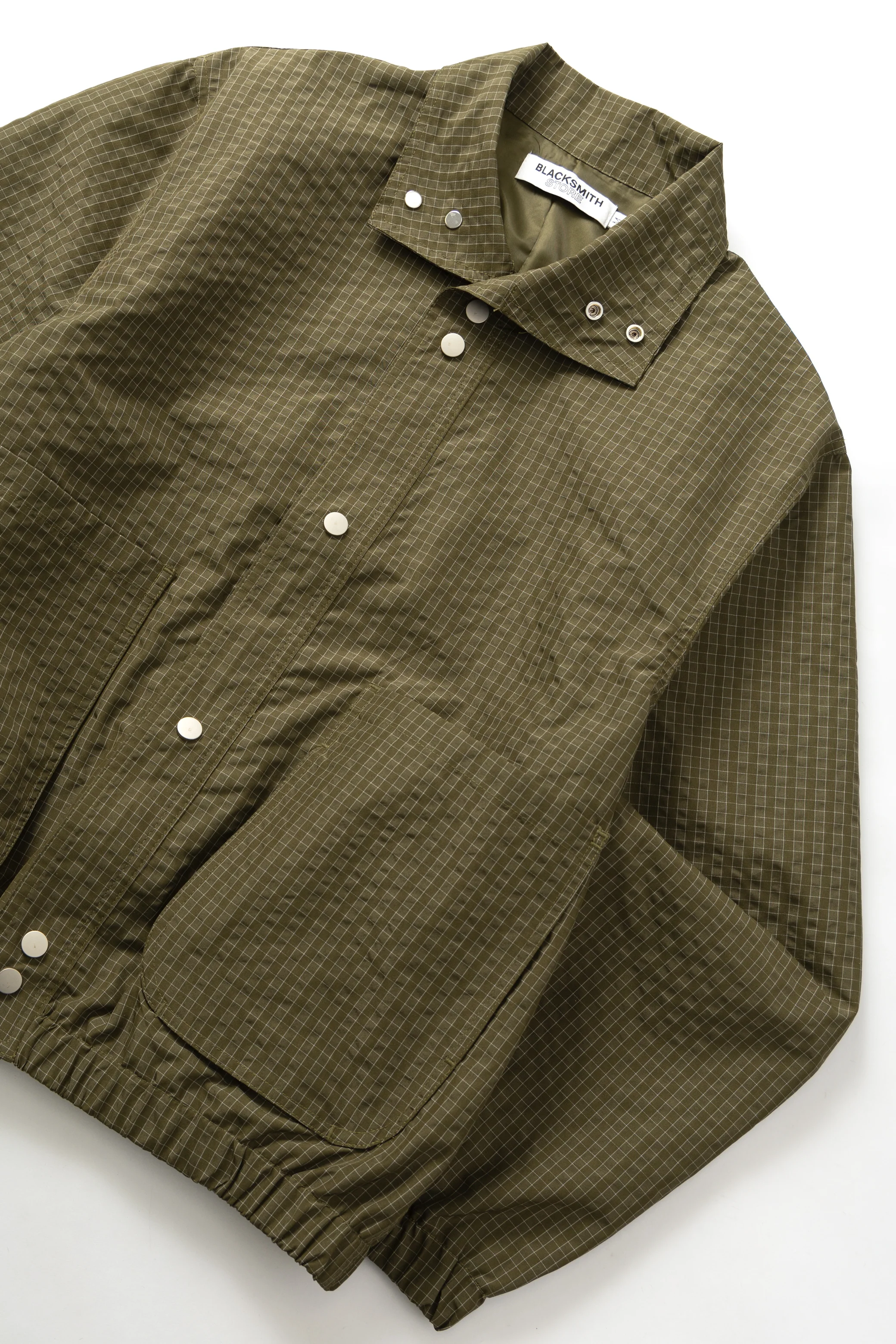 Blacksmith - Cropped Fairway Jacket - Olive - Image 3