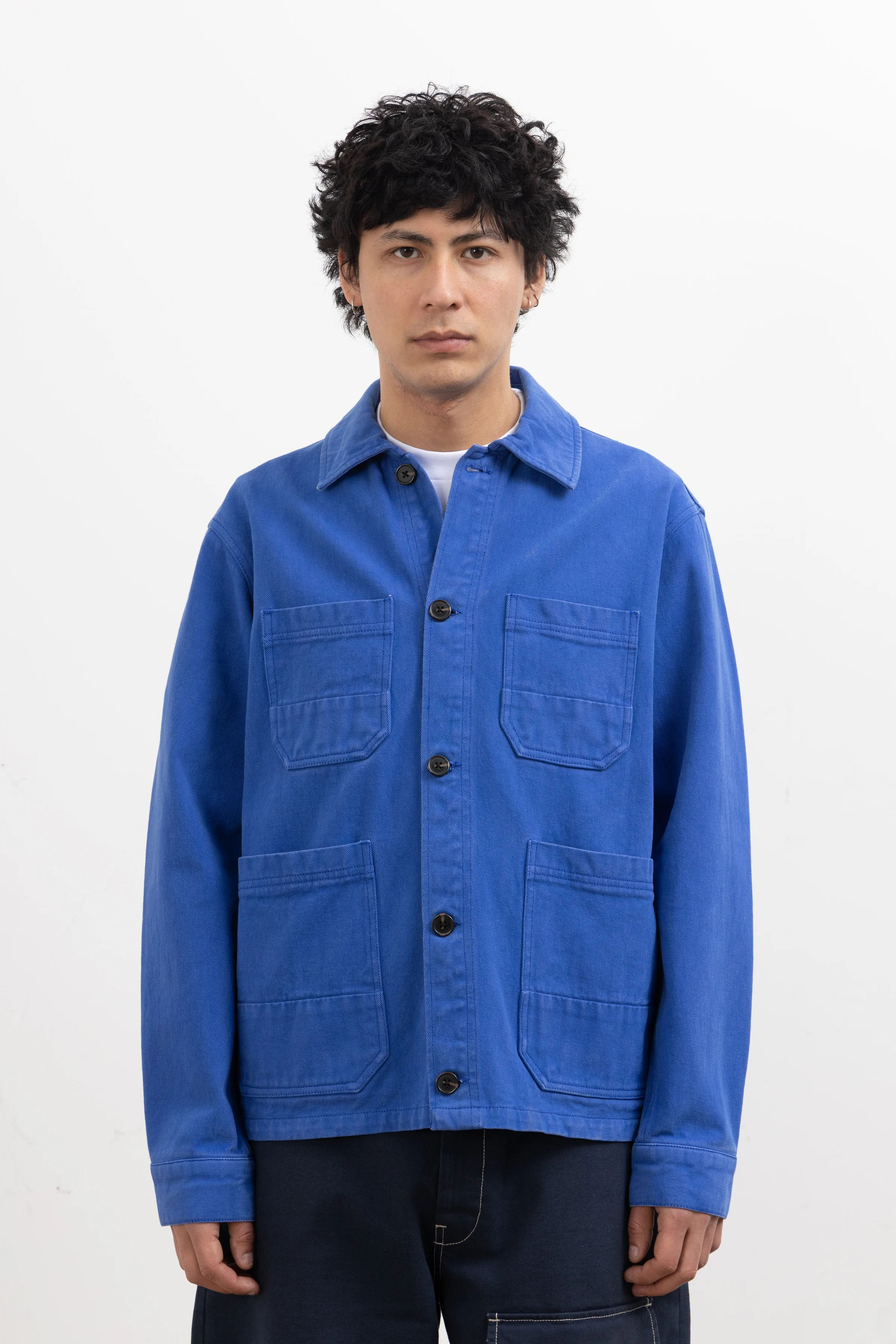 Blacksmith - Four Pocket Work Jacket - French Blue - Image 2