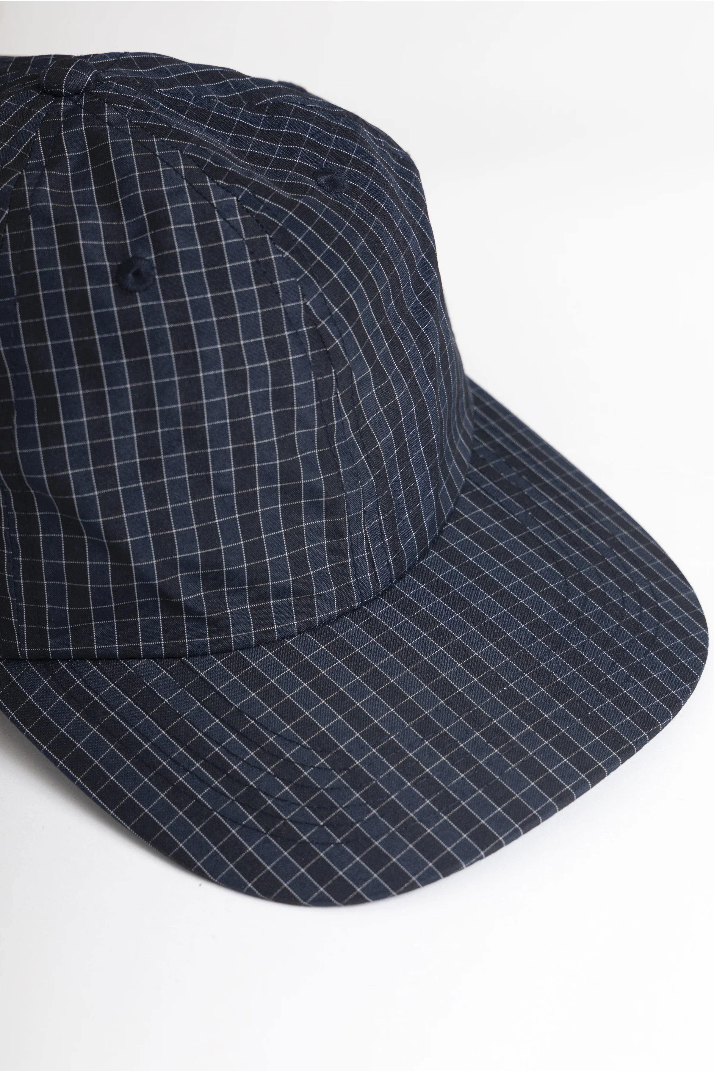 Blacksmith - Grid Check Cap - Navy - Image 4